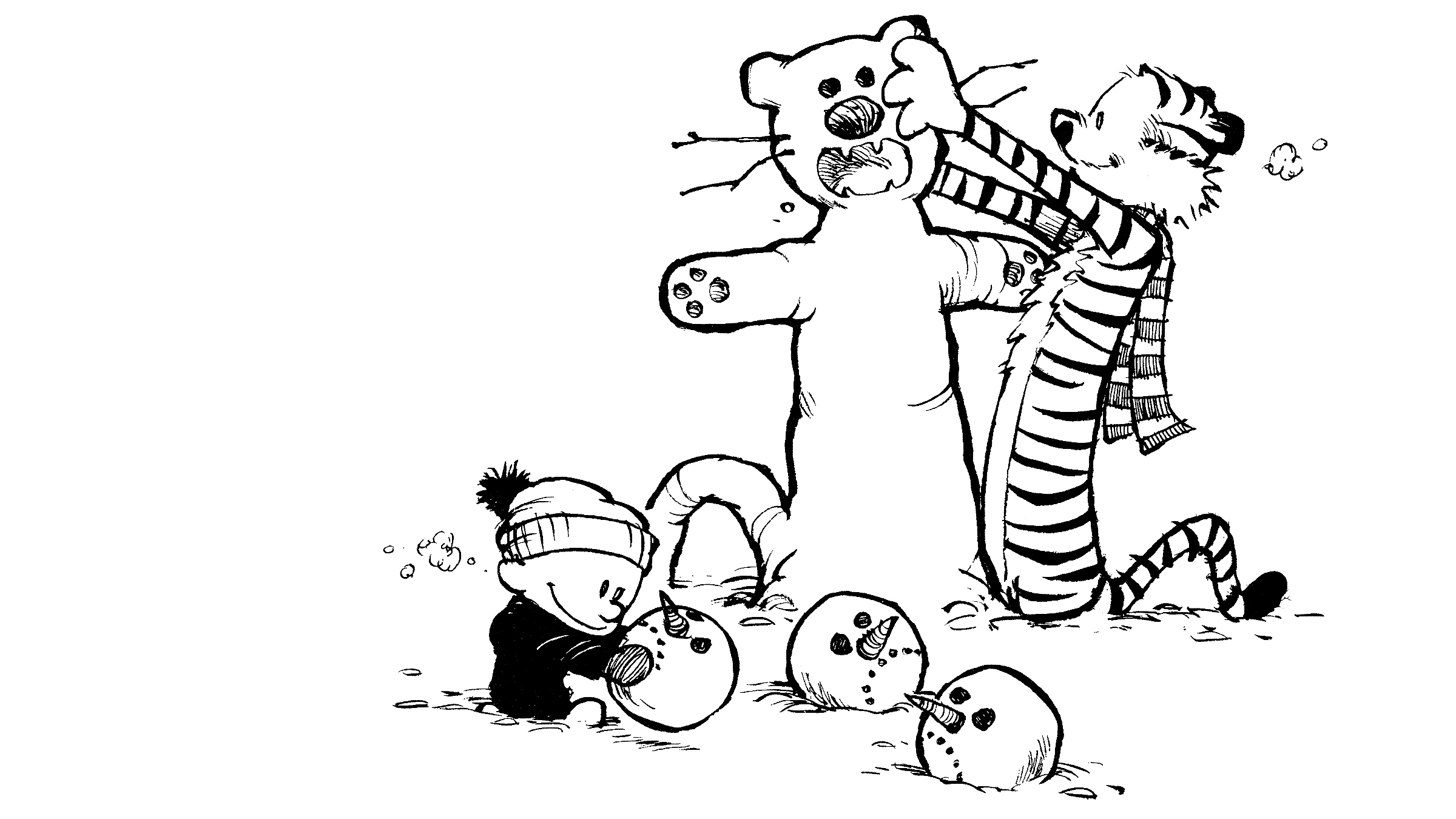 Calvin Amp Hobbes Calvin Calvin Amp Hobbes Hobbes Calvin Amp Hobbes 2400x1350