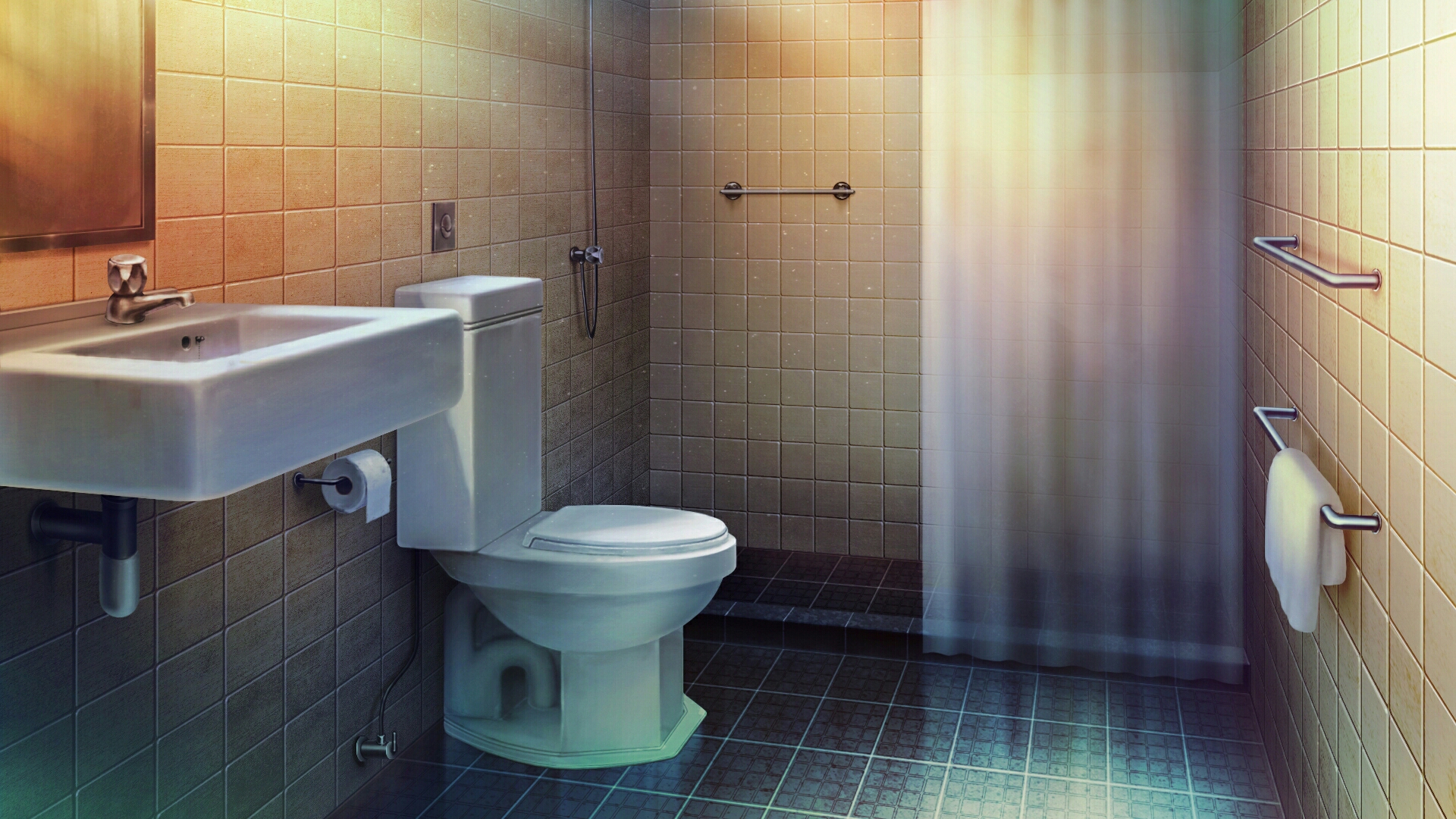 Bathroom Toilet 1920x1080