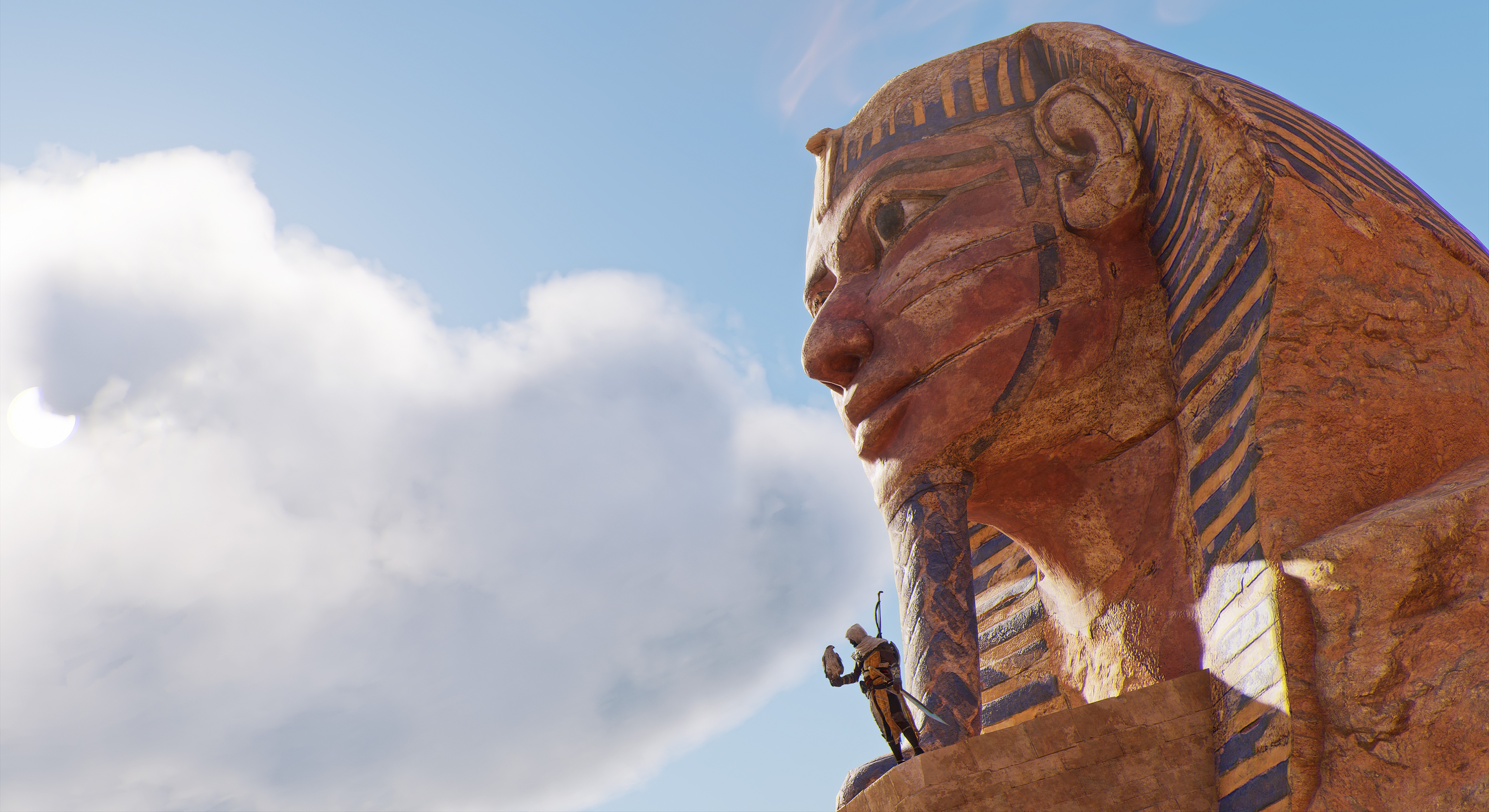 Assassin 039 S Creed Origins Bayek Of Siwa Sphinx 3840x2094