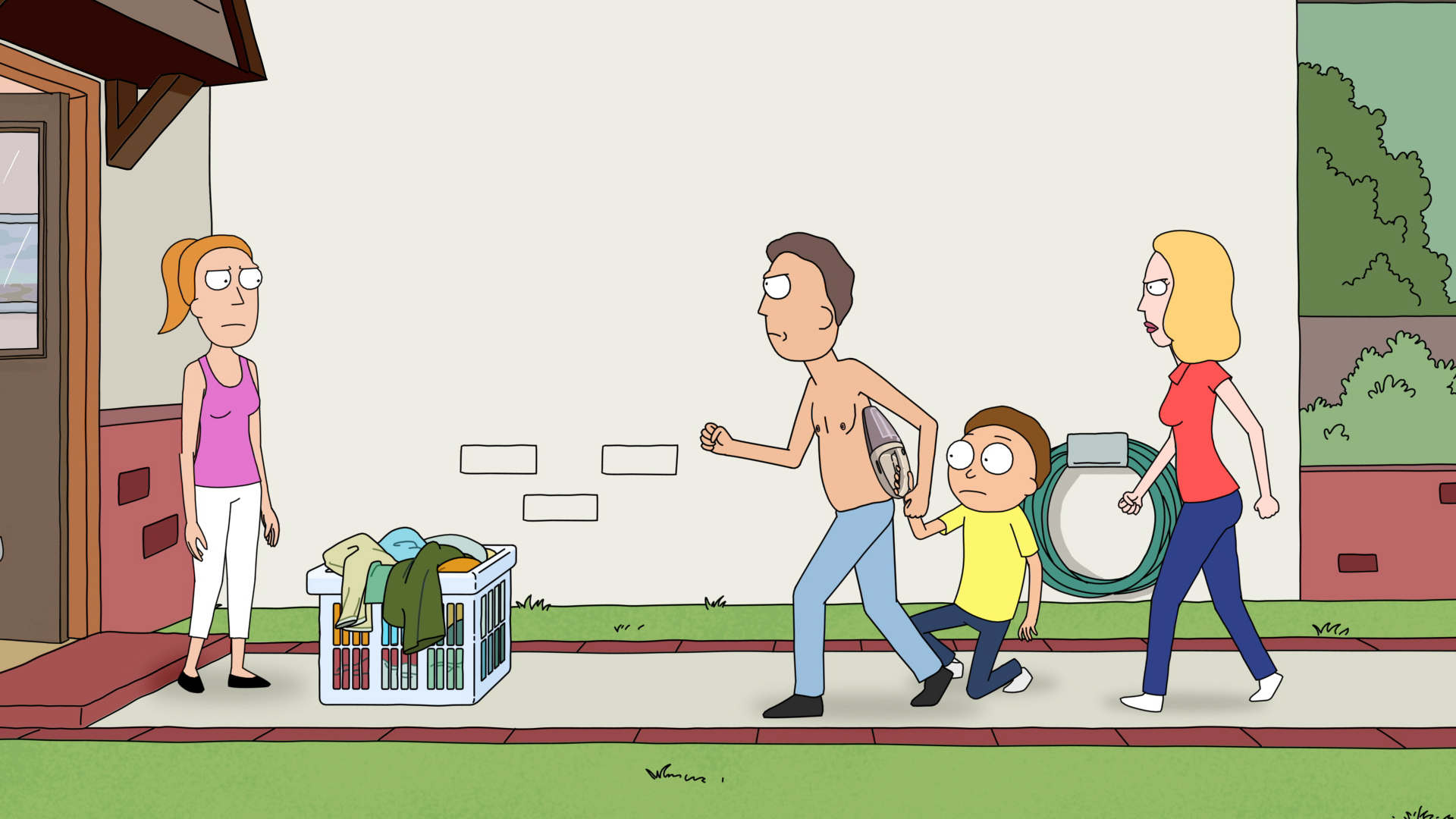 Beth Smith Jerry Smith Morty Smith Rick And Morty Summer Smith 1920x1080