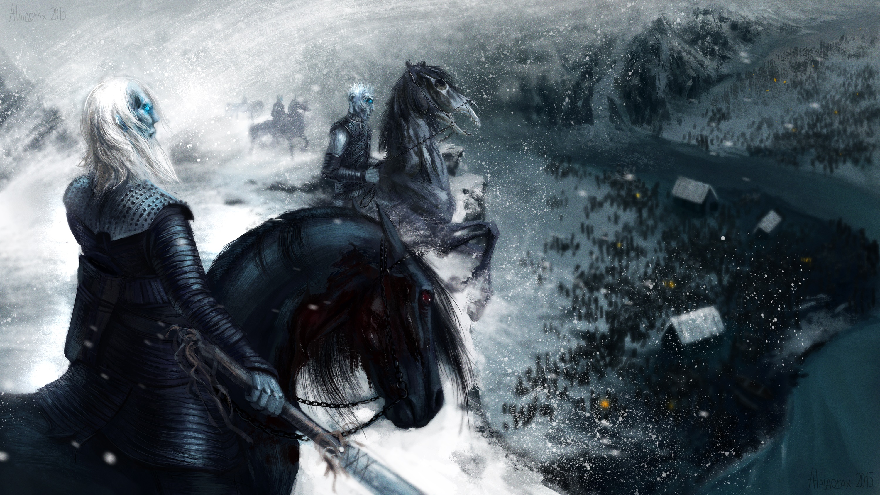 Game Of Thrones Night King Game Of Thrones Undead Warrior 3000x1688