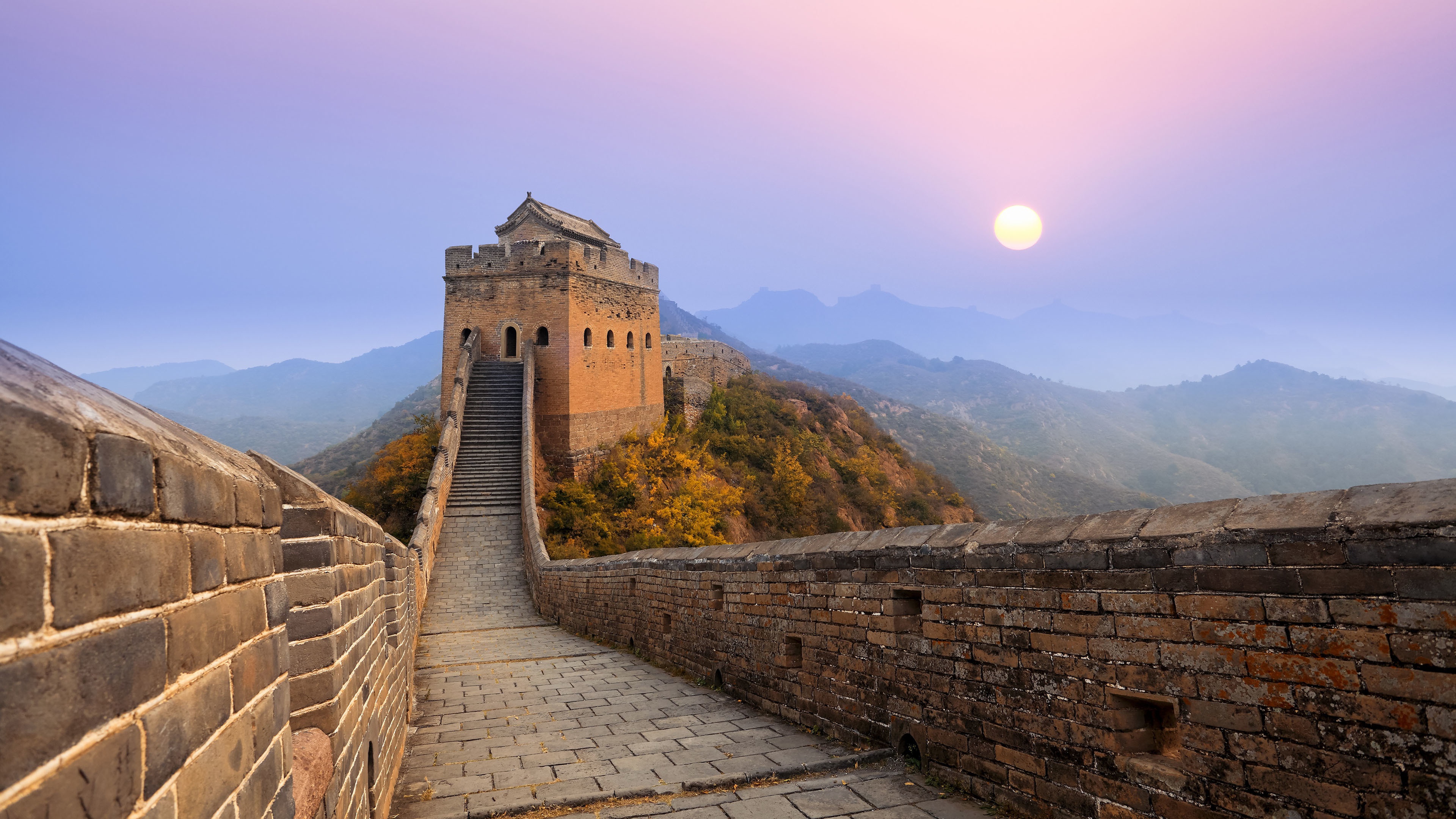 China Great Wall Of China Landscape 3840x2160