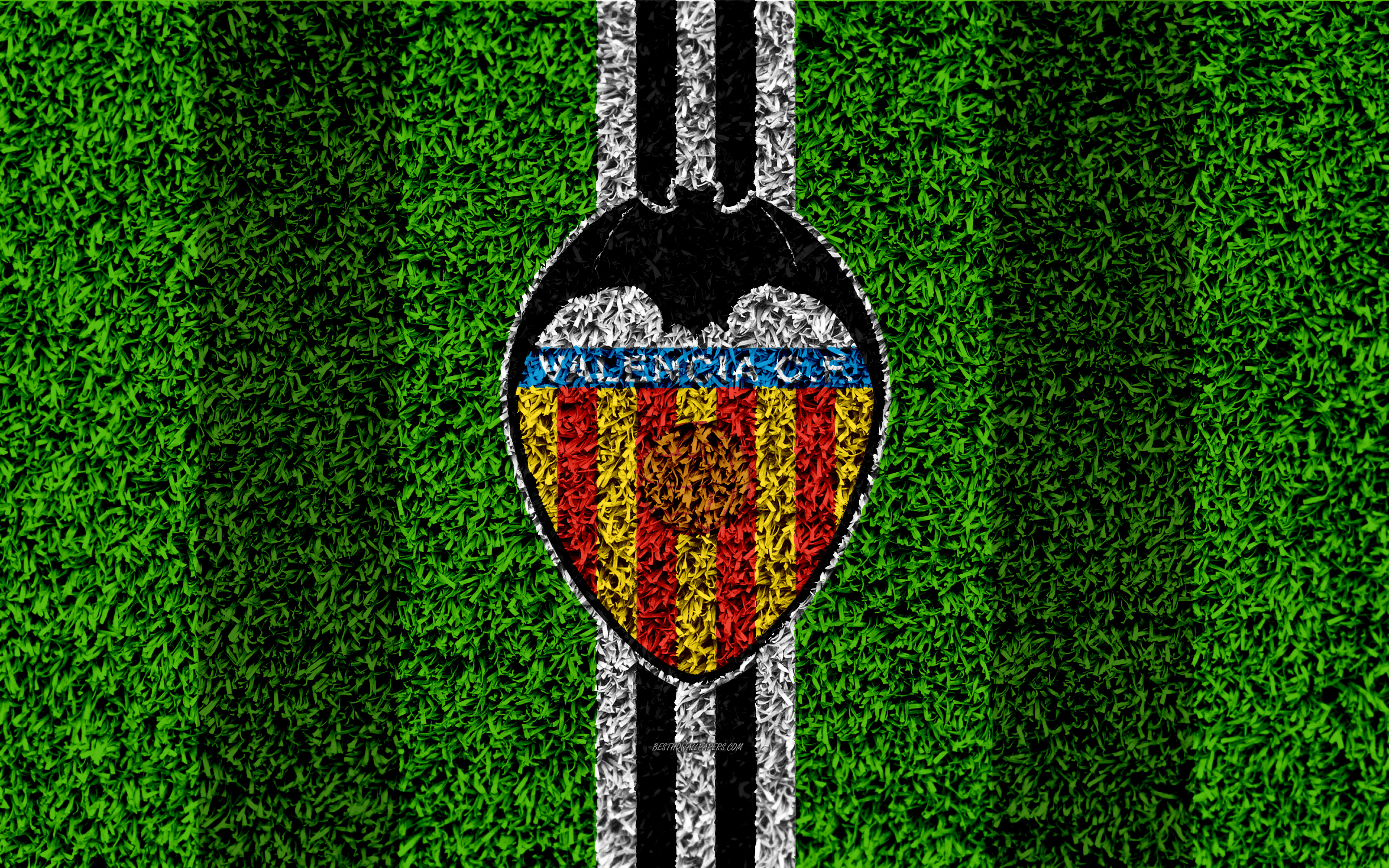 Emblem Logo Soccer Valencia Cf 3840x2400