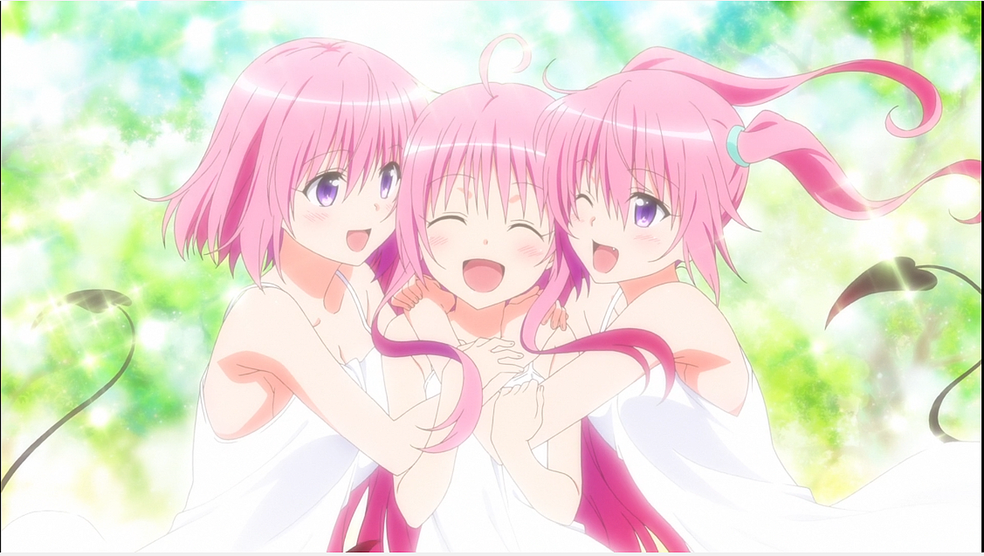 Lala Satalin Deviluke Momo Velia Deviluke Nana Astar Deviluke 1920x1085