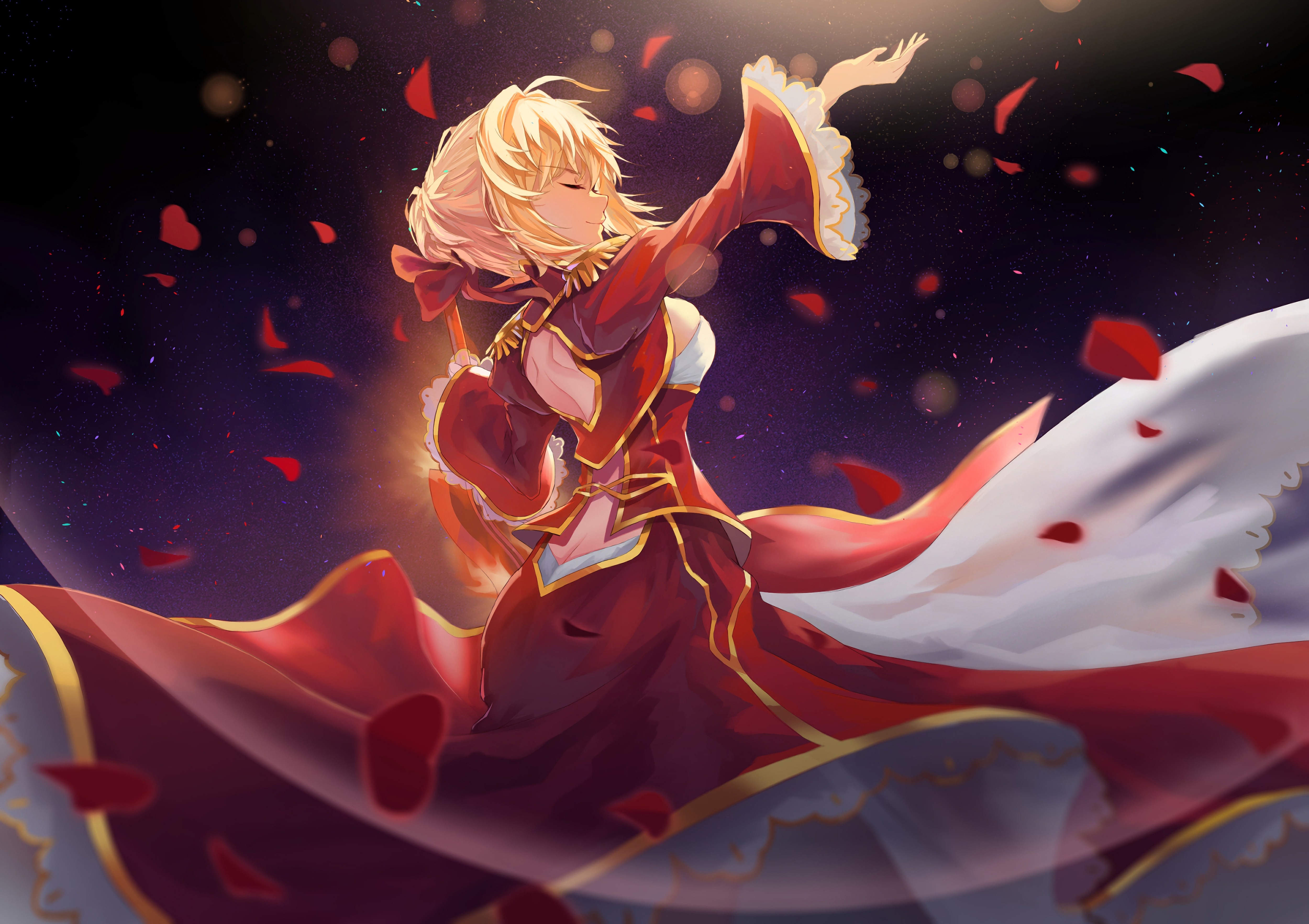 Nero Claudius Red Saber Saber Fate Series 5000x3531