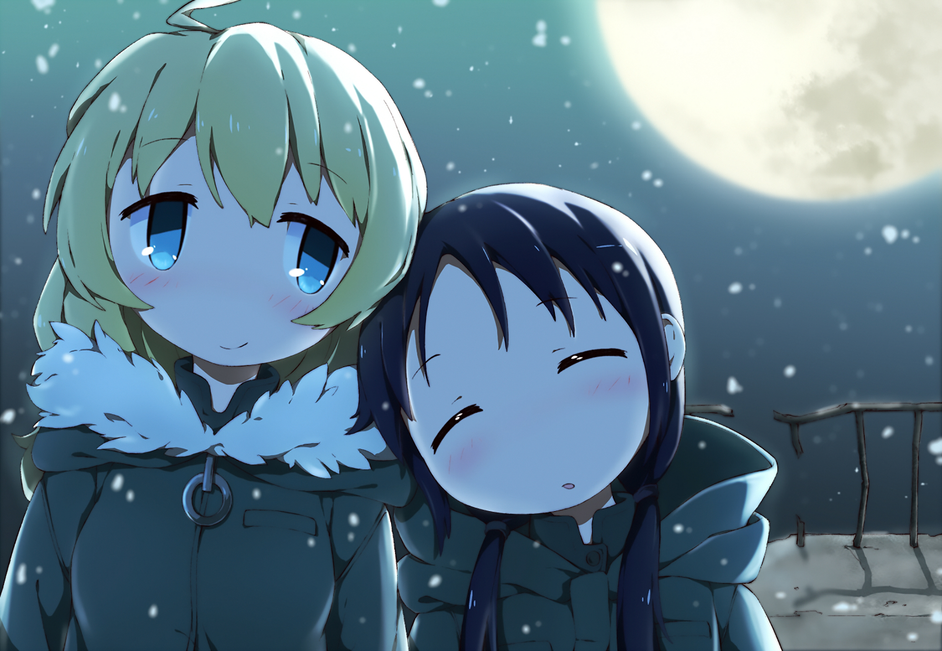 Blonde Blue Eyes Blue Hair Chito Girls 039 Last Tour Girl Moon Yuuri Girls 039 Last Tour 1920x1326