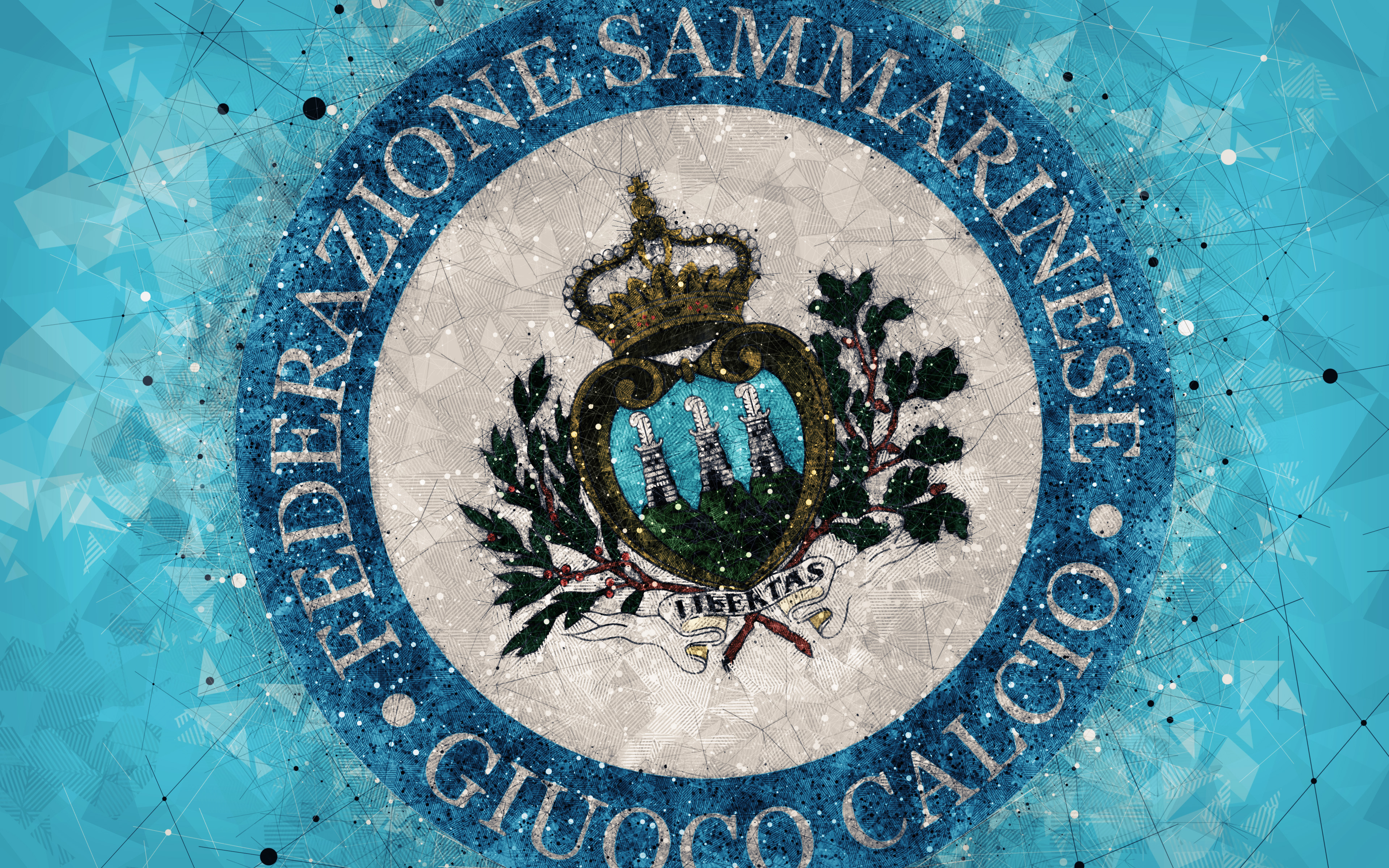 Emblem Logo San Marino Soccer 3840x2400