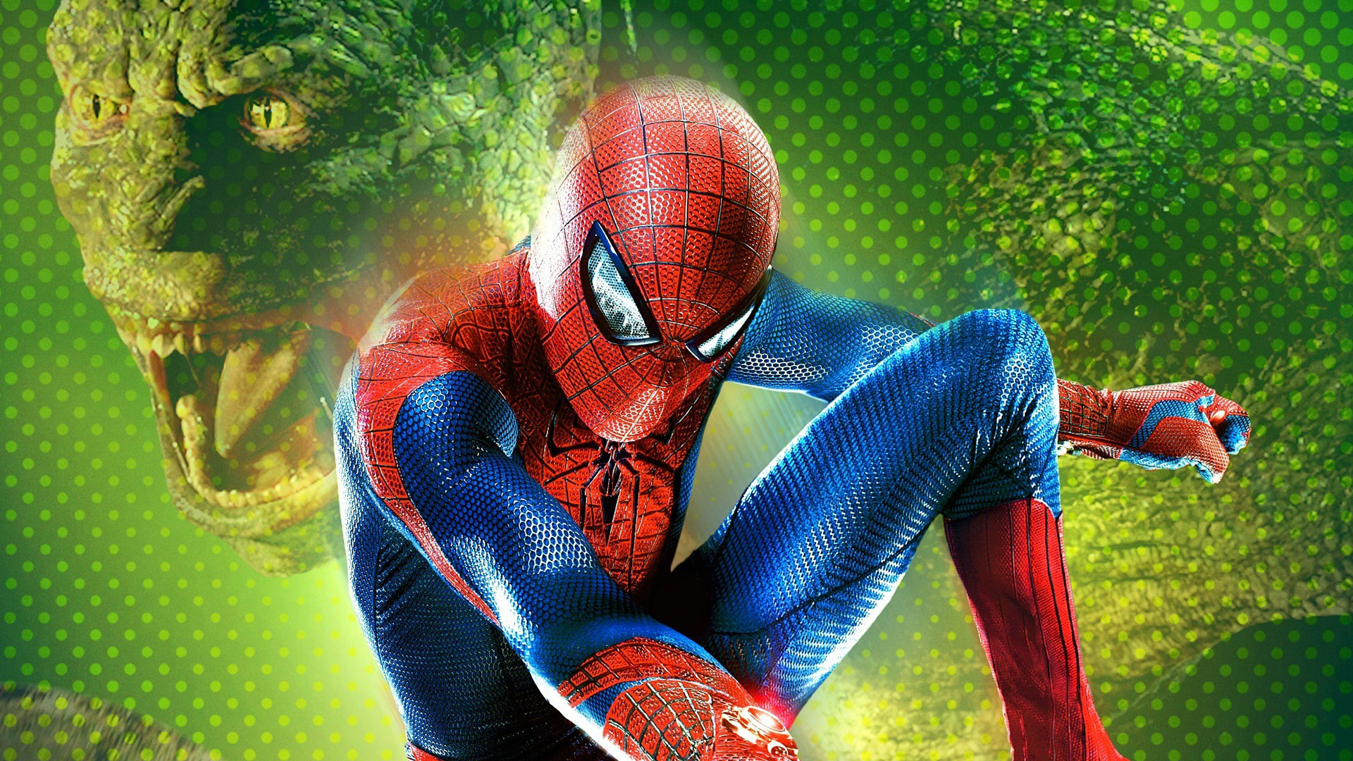 Andrew Garfield Spider Man The Amazing Spider Man The Lizard Marvel Comics 1920x1080