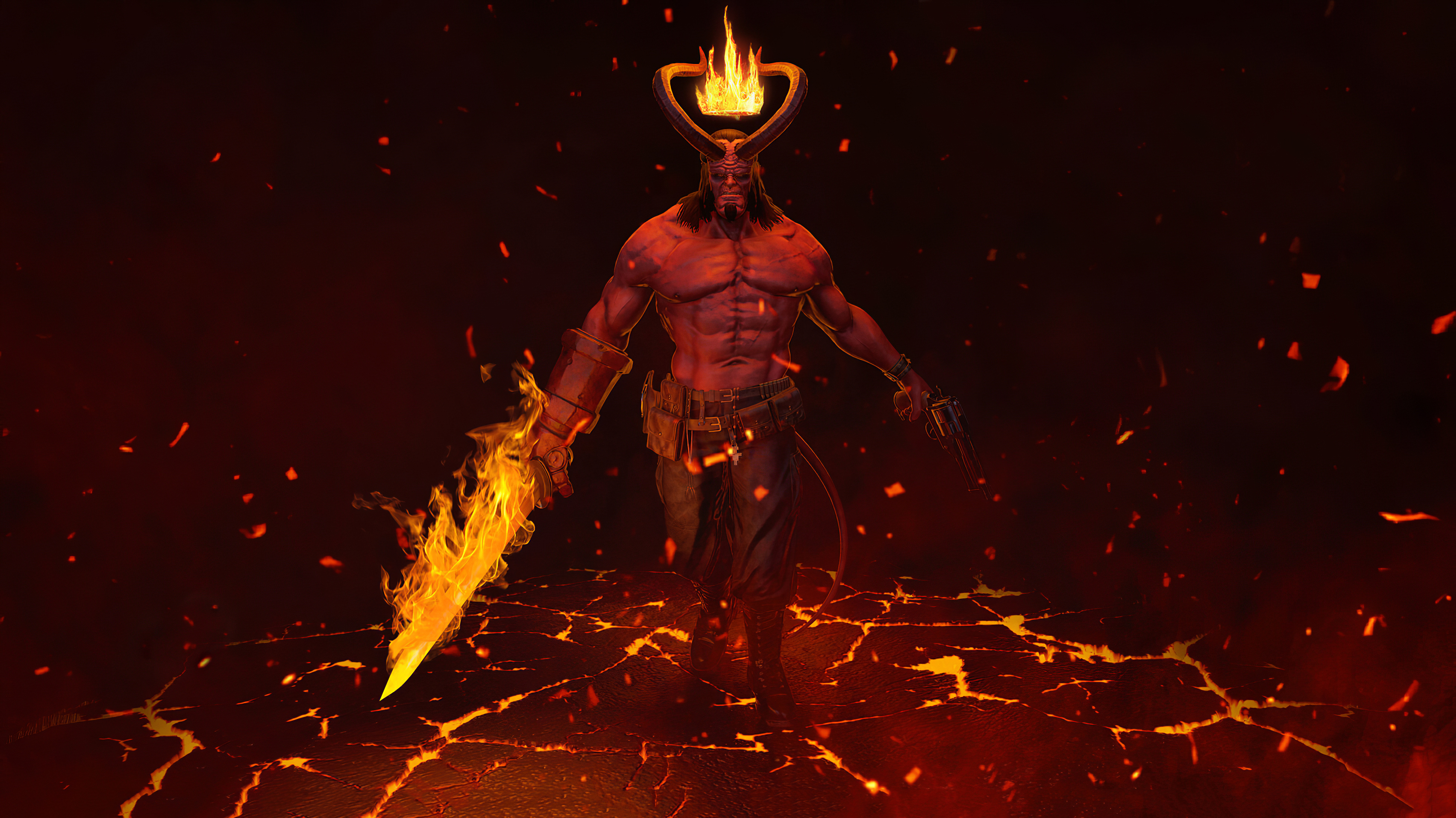 Dark Horse Comics Demon Hellboy 3840x2160