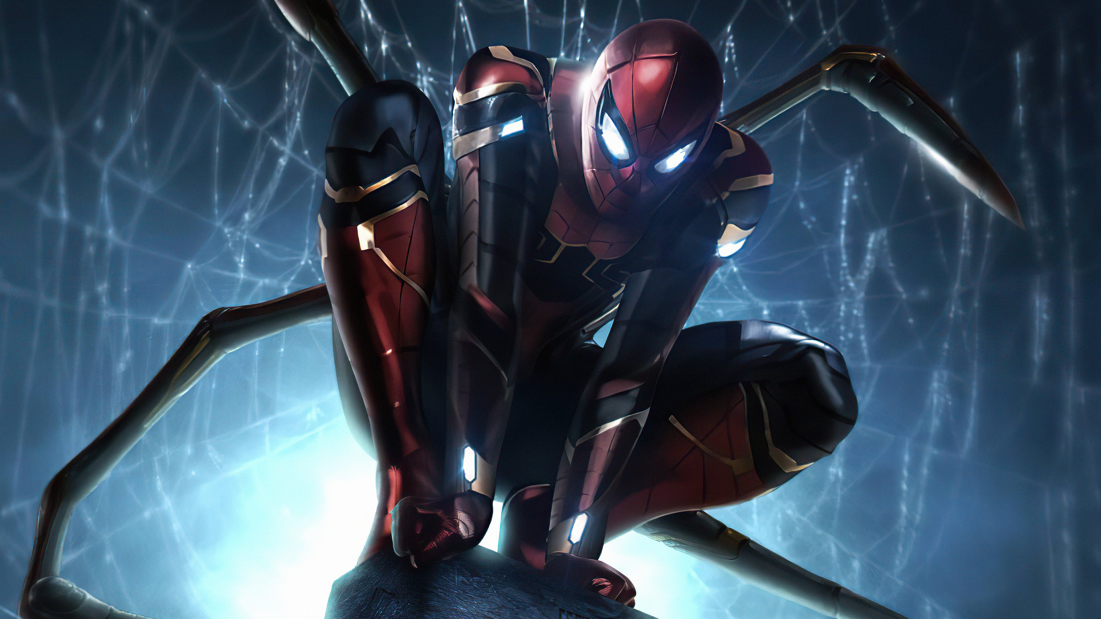 Iron Spider Marvel Comics Peter Parker Spider Man 3840x2160