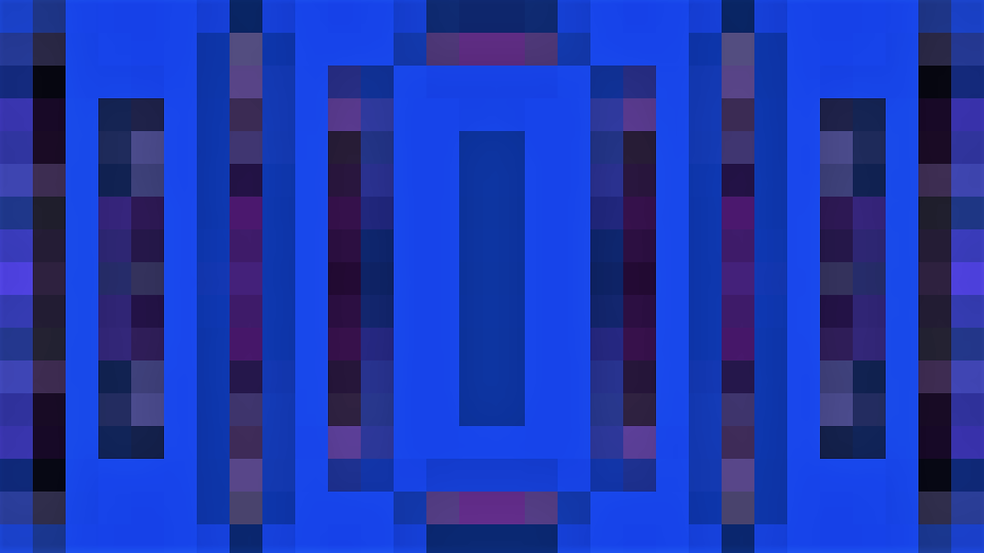 Blue Digital Art Geometry Rectangle Shapes Square 1920x1080