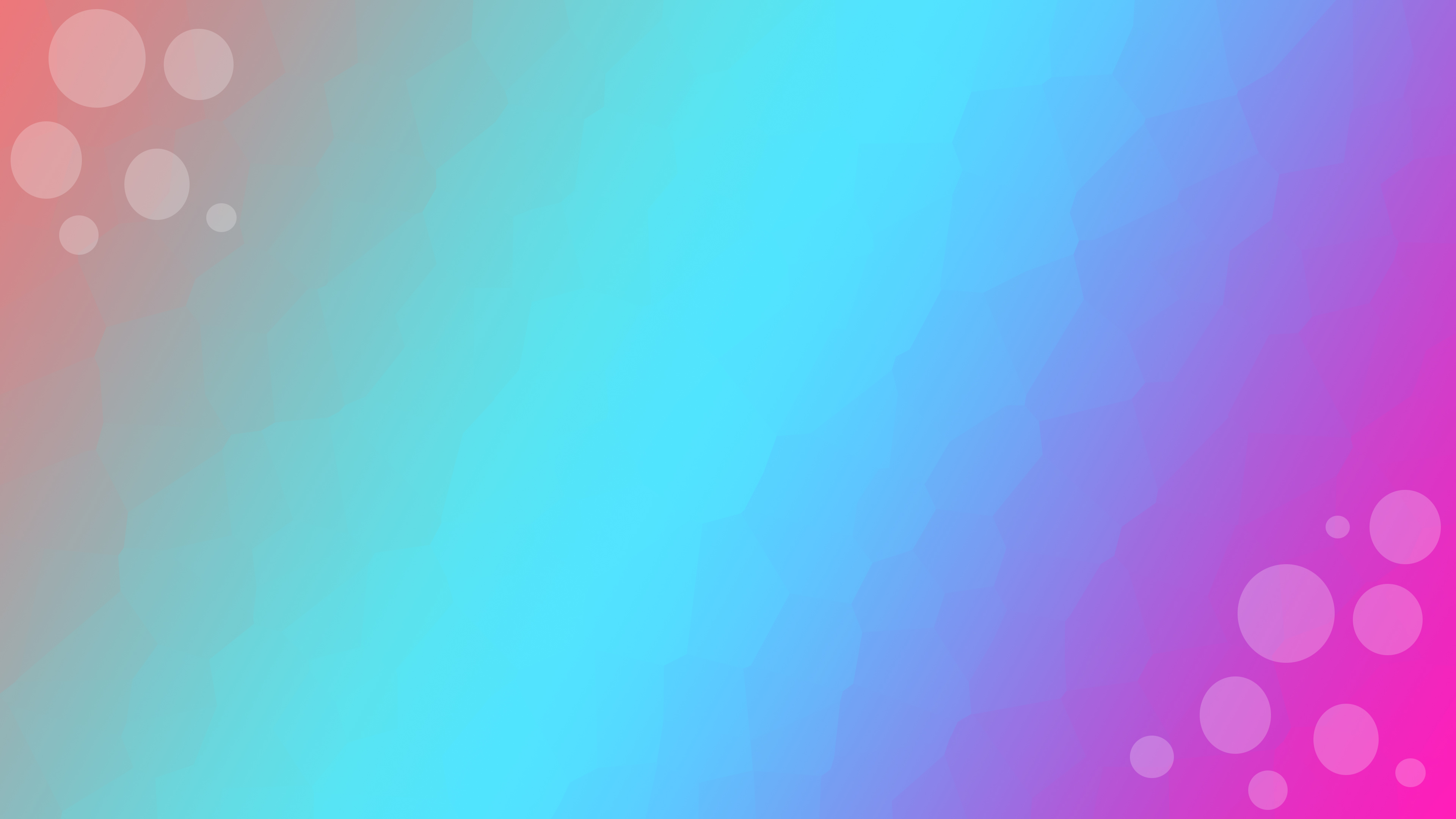 Azure Circle Colors Cyan Pink 3840x2160