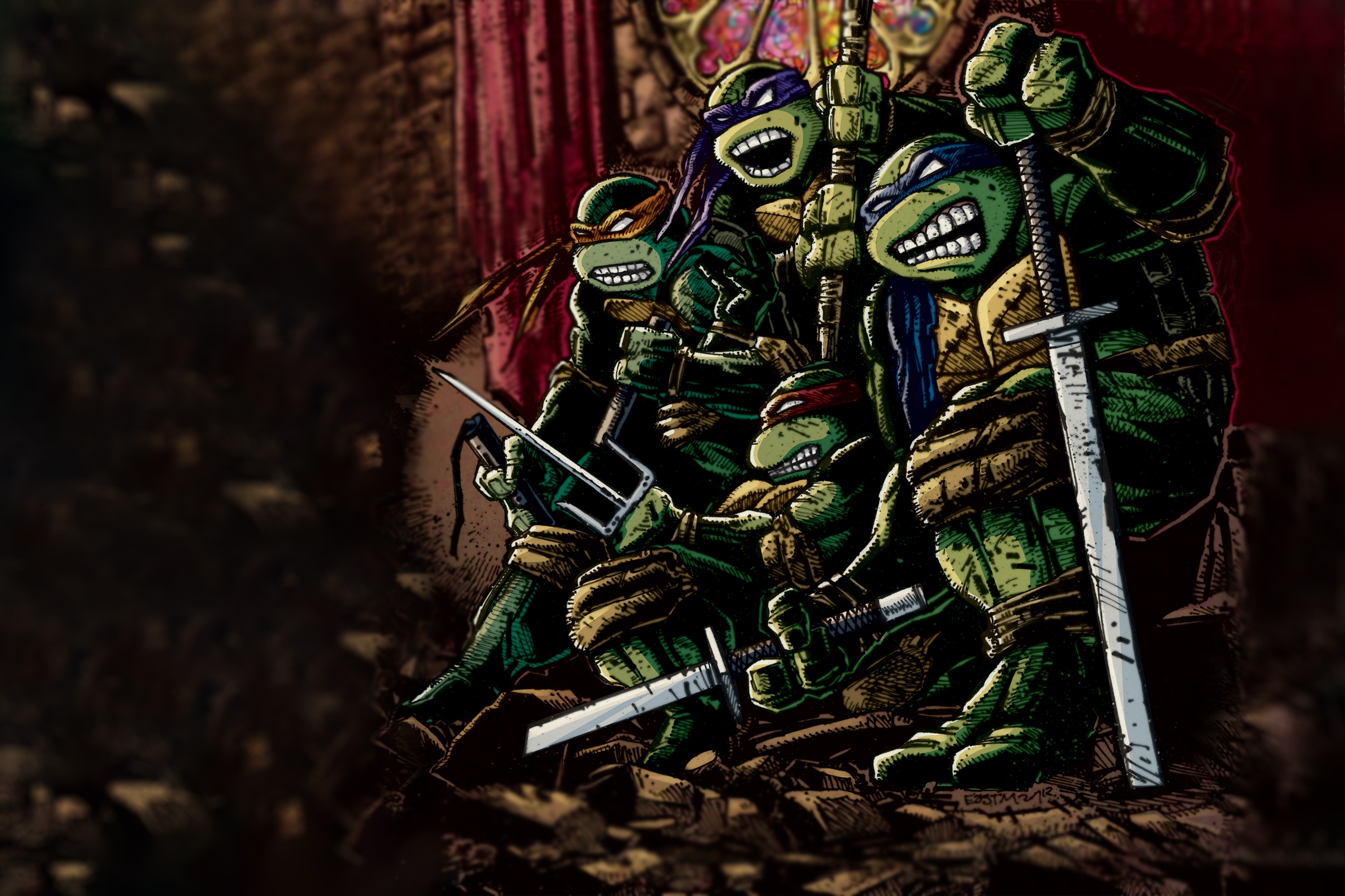 Teenage Mutant Ninja Turtles 3000x2000