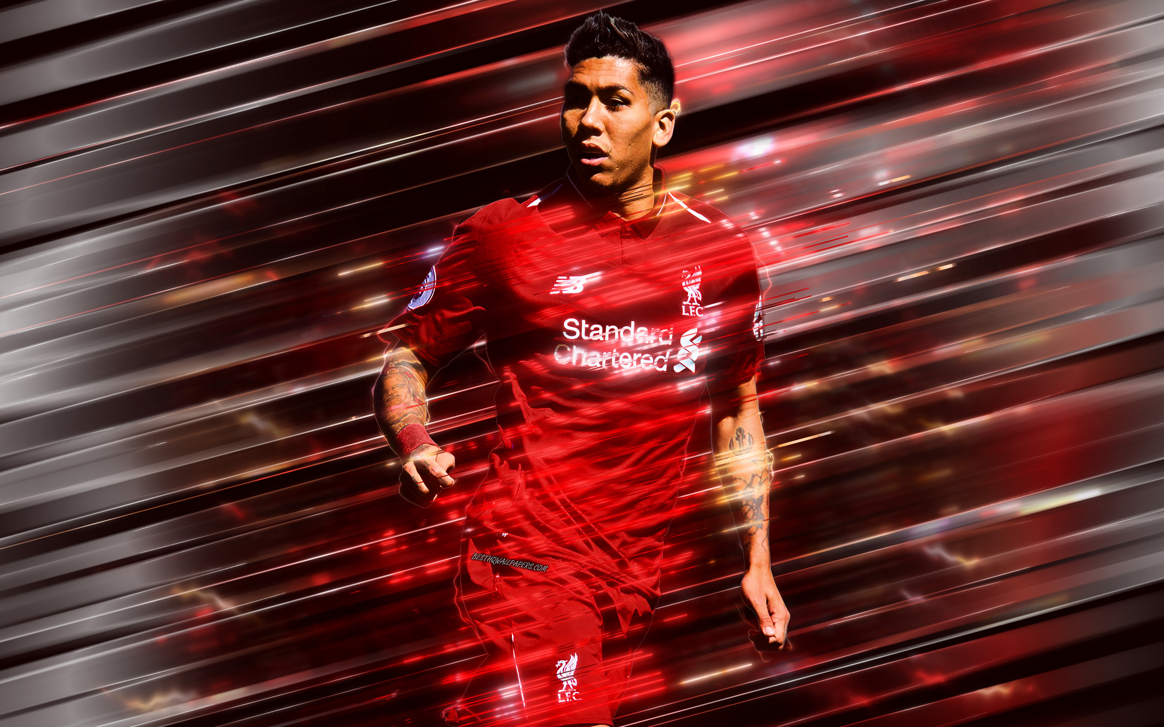 Brazilian Liverpool F C Roberto Firmino Soccer 3840x2400