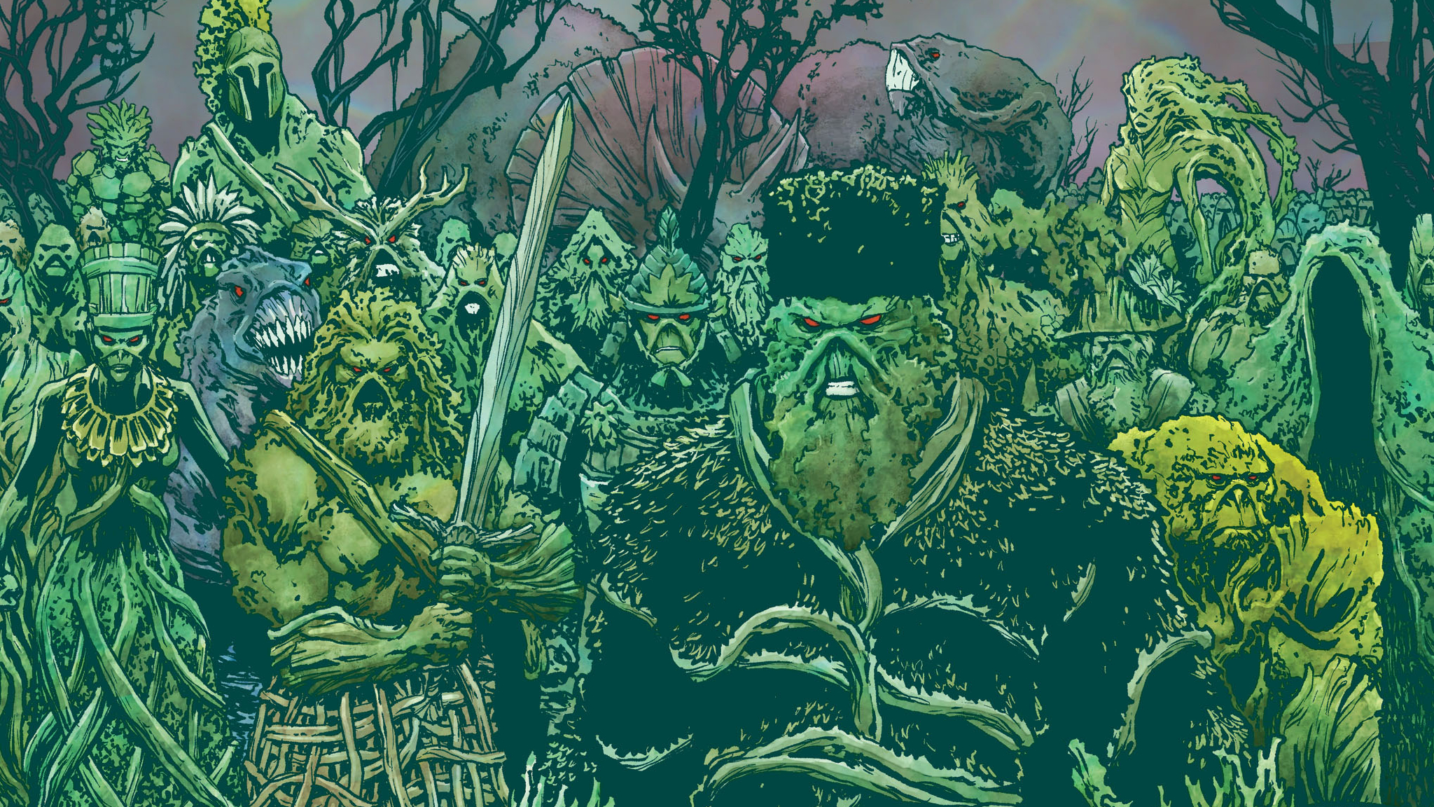 Comics Swamp Thing 2048x1152