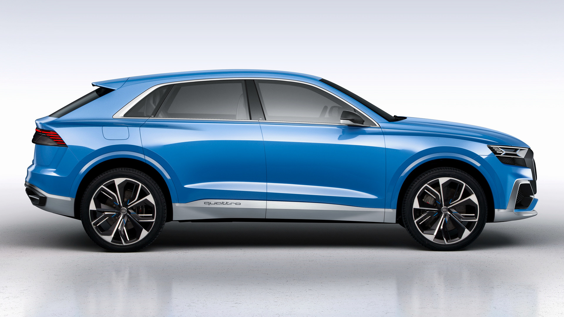Audi Q8 Blue Car Car Concept Car Luxury Car Mid Size Car Suv 1920x1080