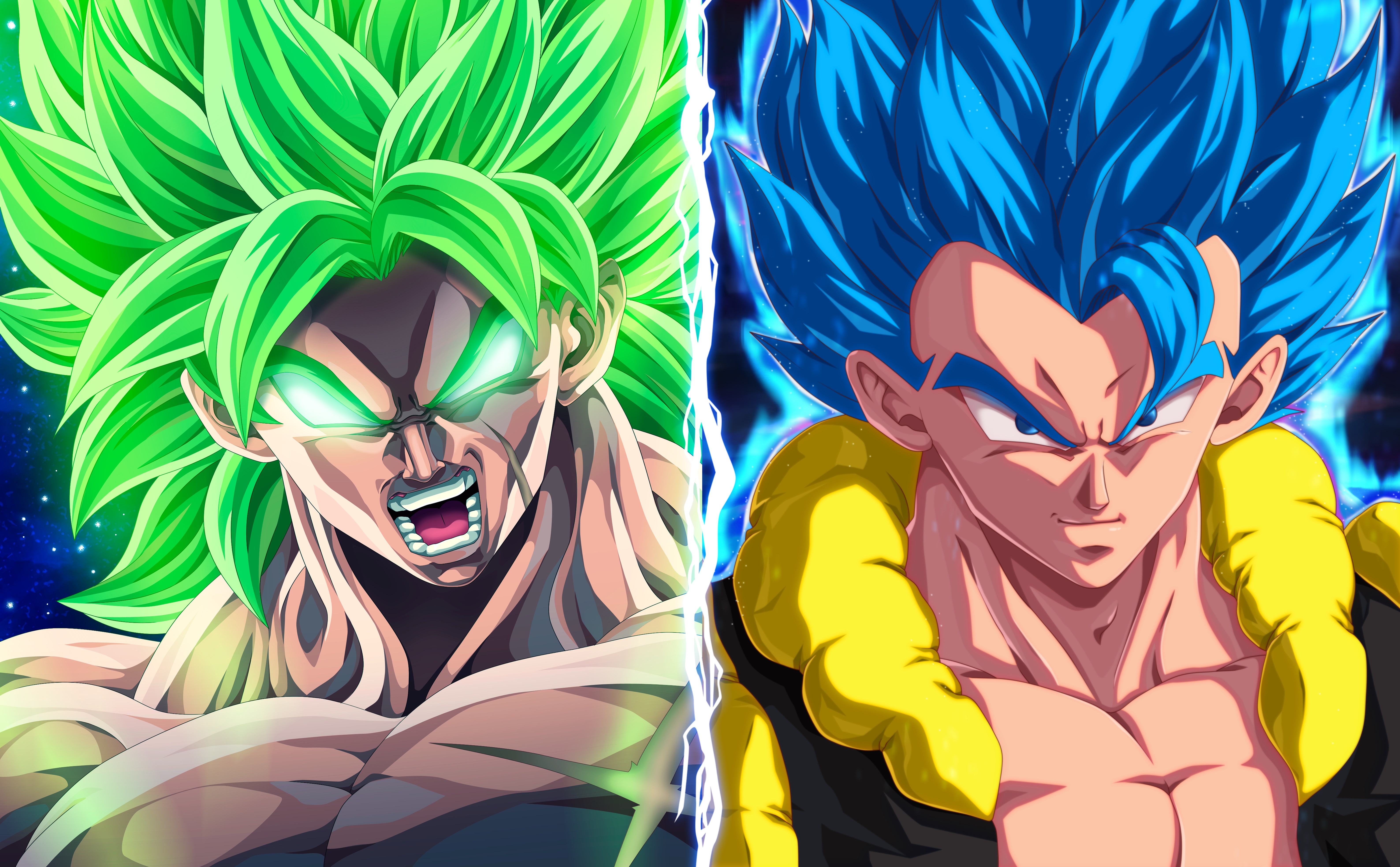 Broly Dragon Ball Gogeta Dragon Ball 6352x3936