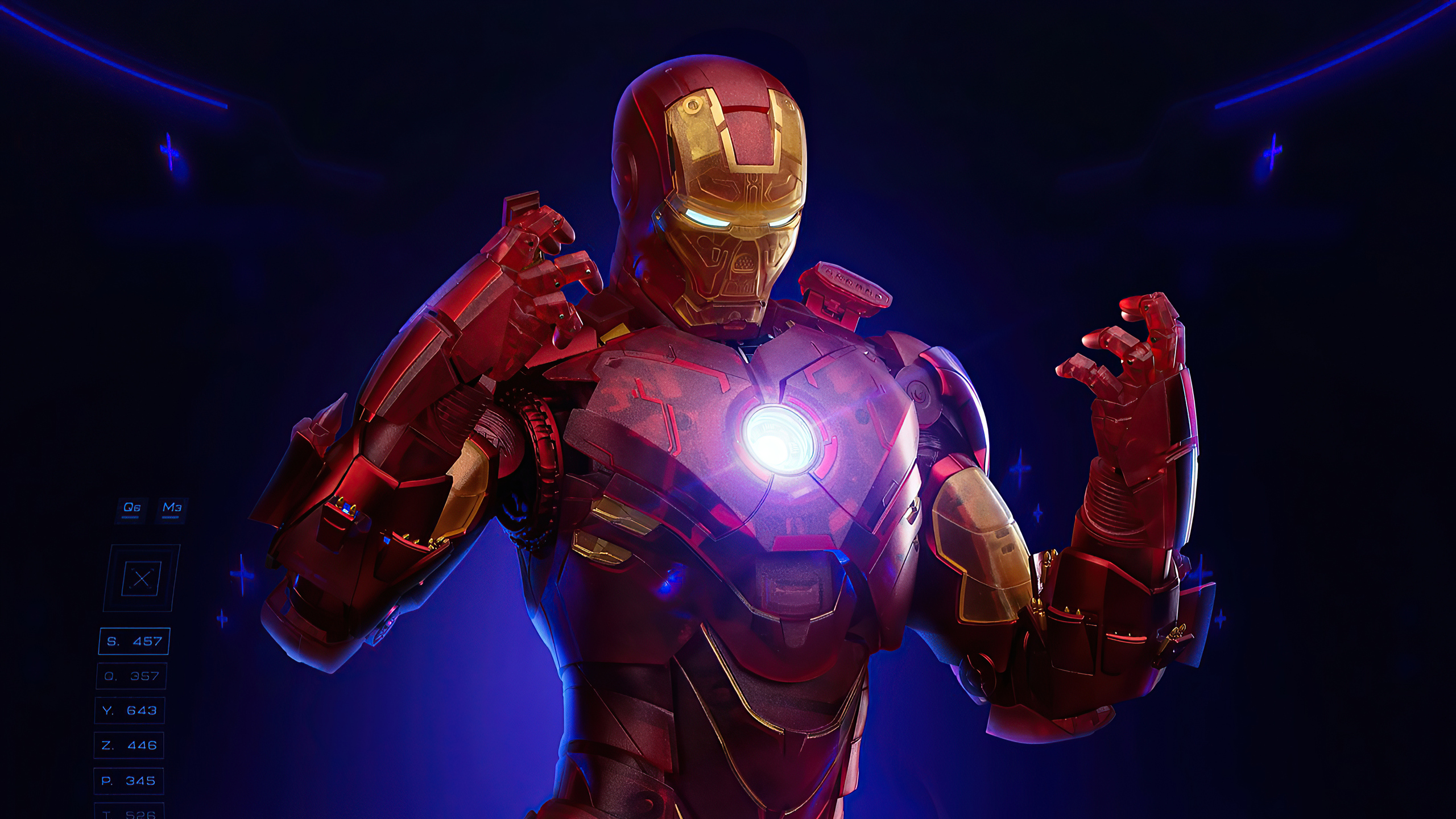 Iron Man Fan Art Digital Art Marvel Comics 2560x1440