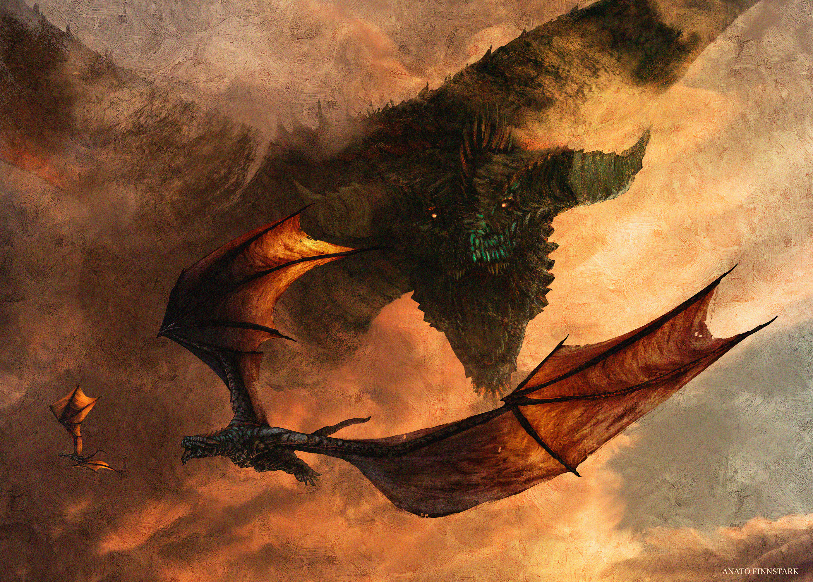 Fantasy Art Artwork Game Of Thrones Dragon Flying Anato Finnstark 2778x1990