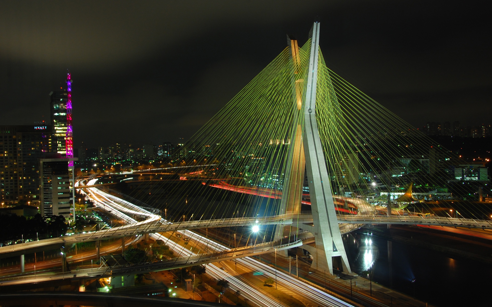 Brazil Bridge Octavio Frias De Oliveira Sao Paulo 1920x1200