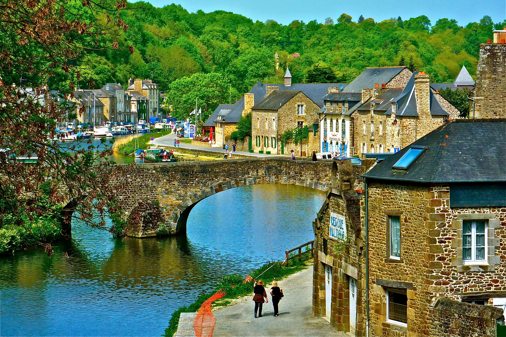 France Port De Dinan Saint Malo 1920x1280