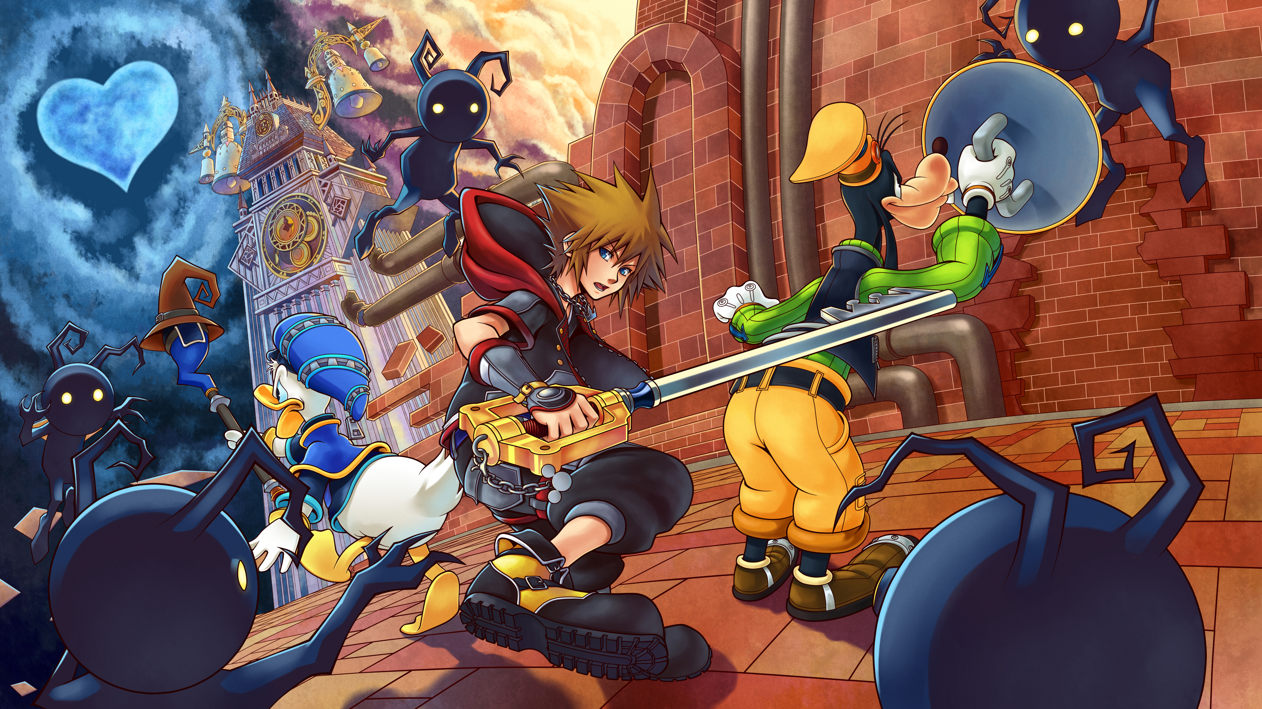 Donald Duck Goofy Kingdom Hearts Iii Sora Kingdom Hearts 4096x2304
