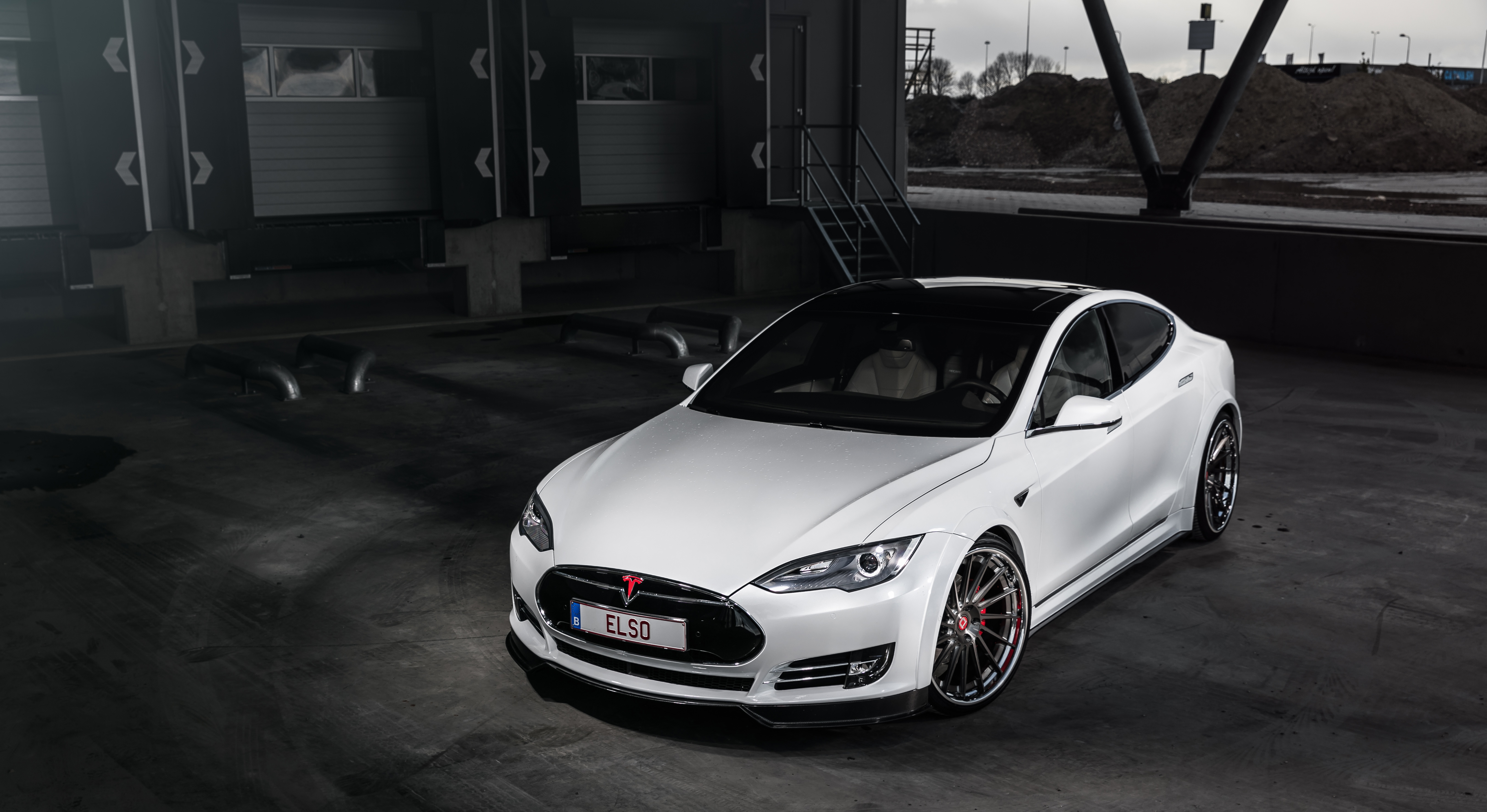 Car Grand Tourer Luxury Car Tesla Model S Tesla Motors Vehicle White Car 6480x3540