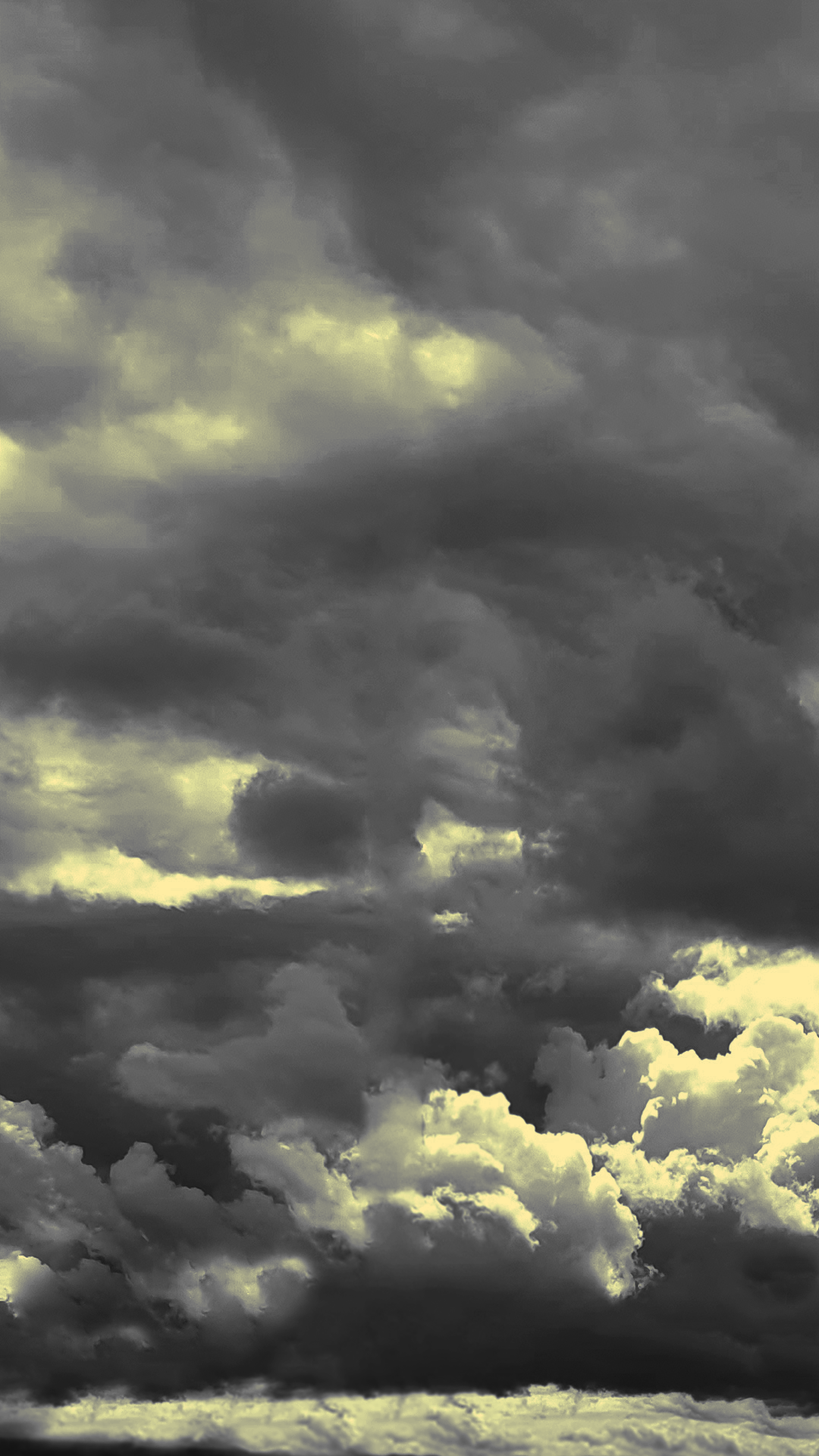Clouds Nature Abstract Depressing Calm 1080x1920