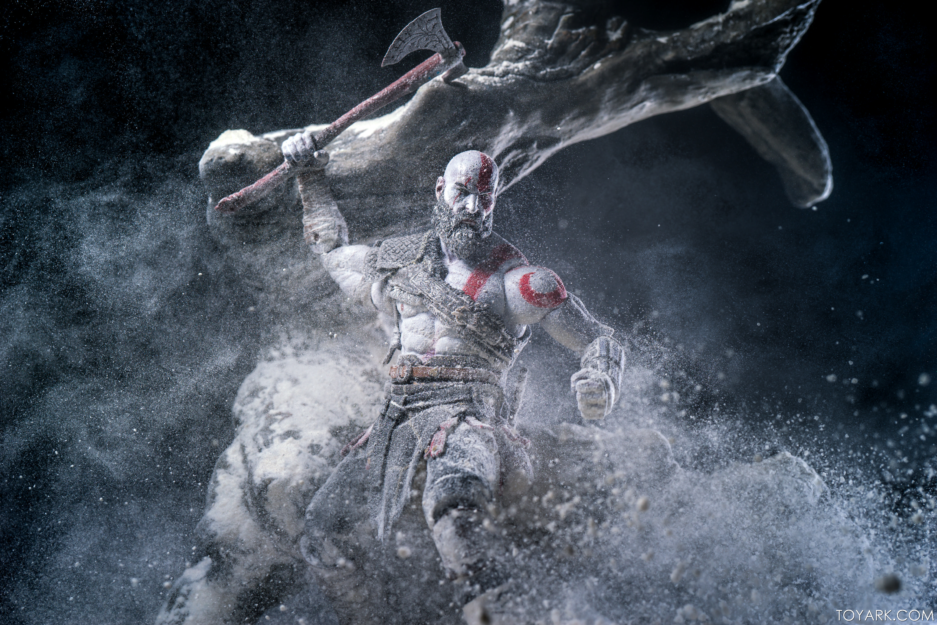 Figurine Kratos God Of War 3072x2048