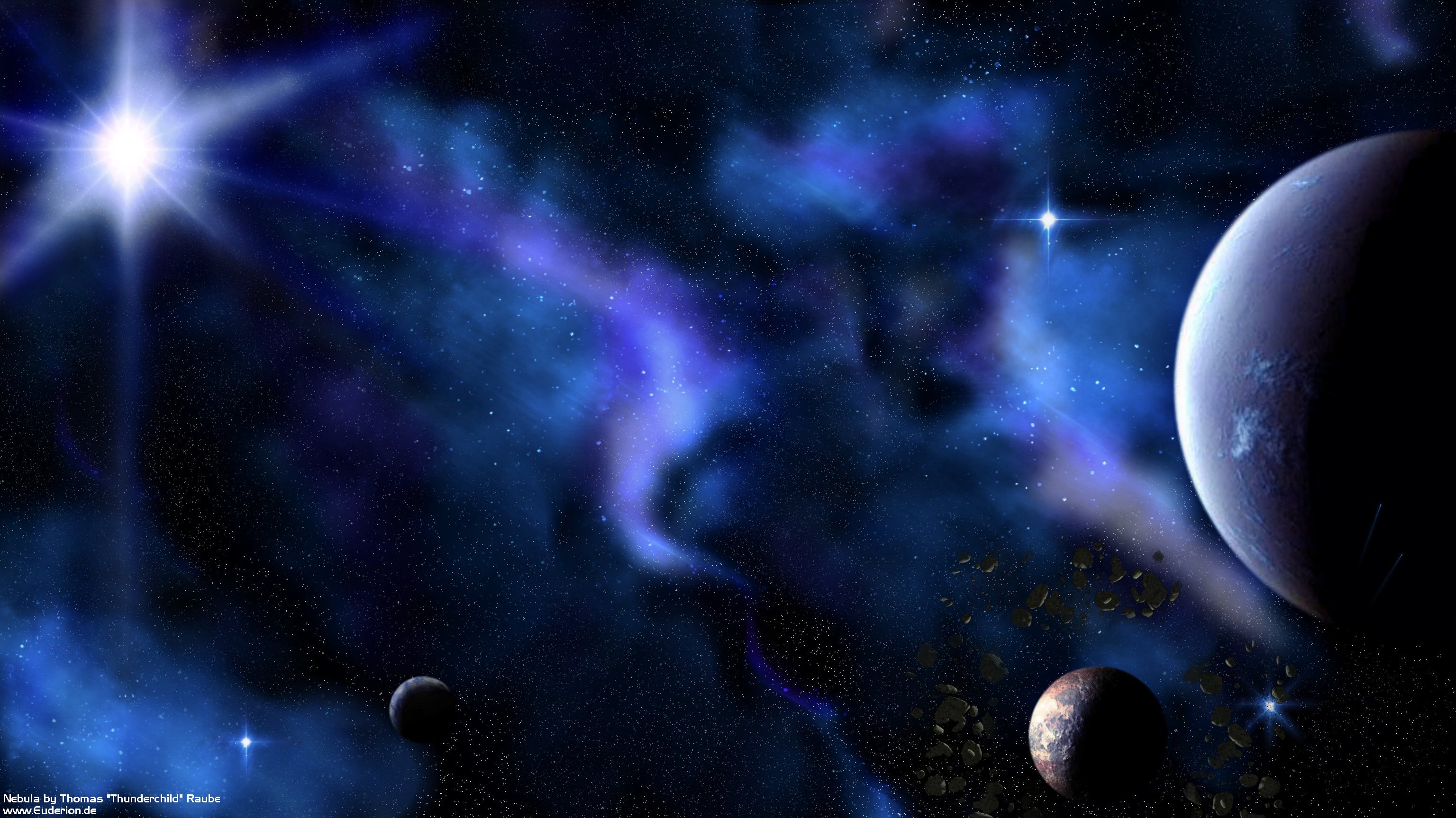 Nebula Planet Space 3072x1728