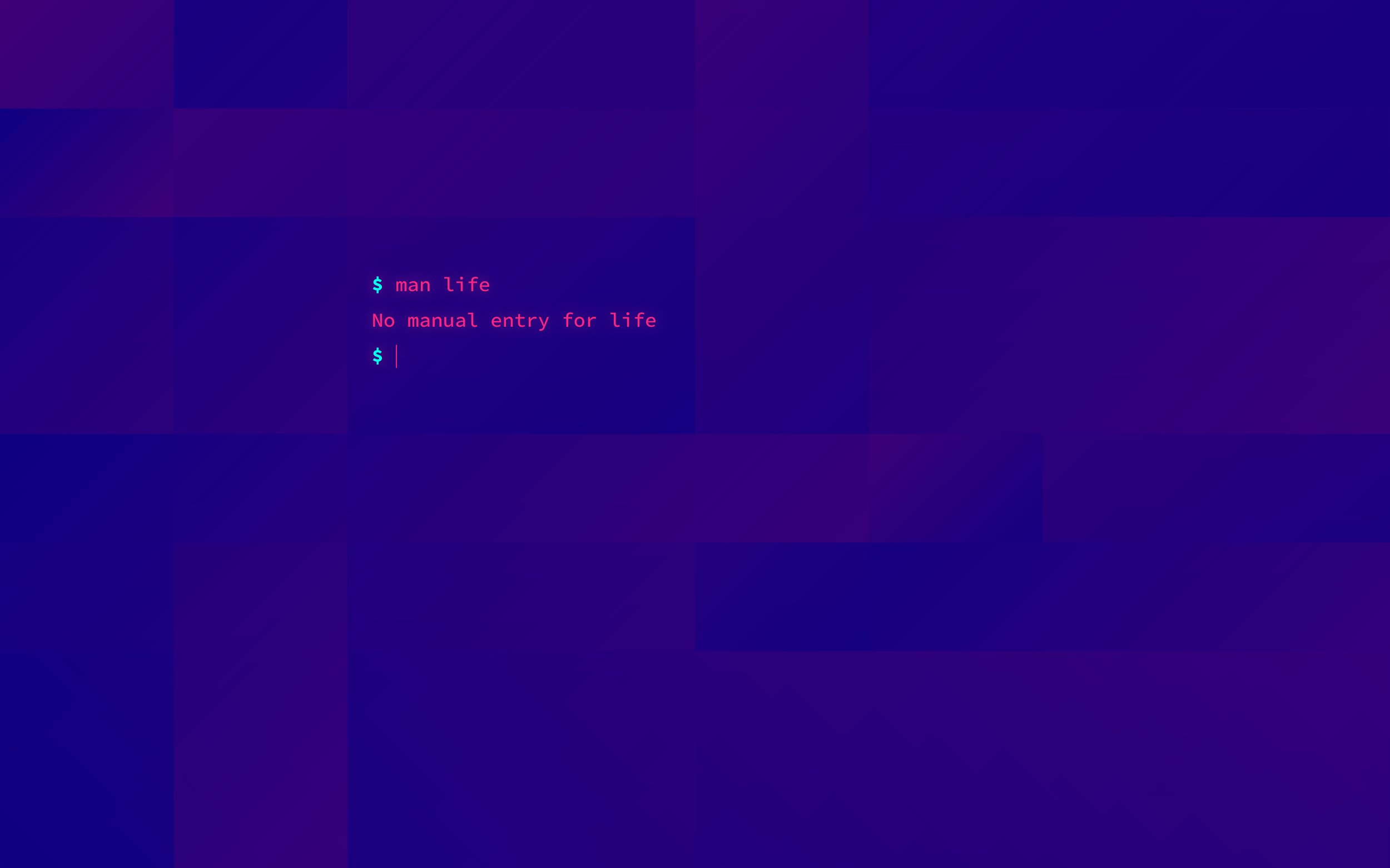 Unix Abstract Rectangle Violet Humor Computer Minimalism Bash Shell Terminals 2500x1562
