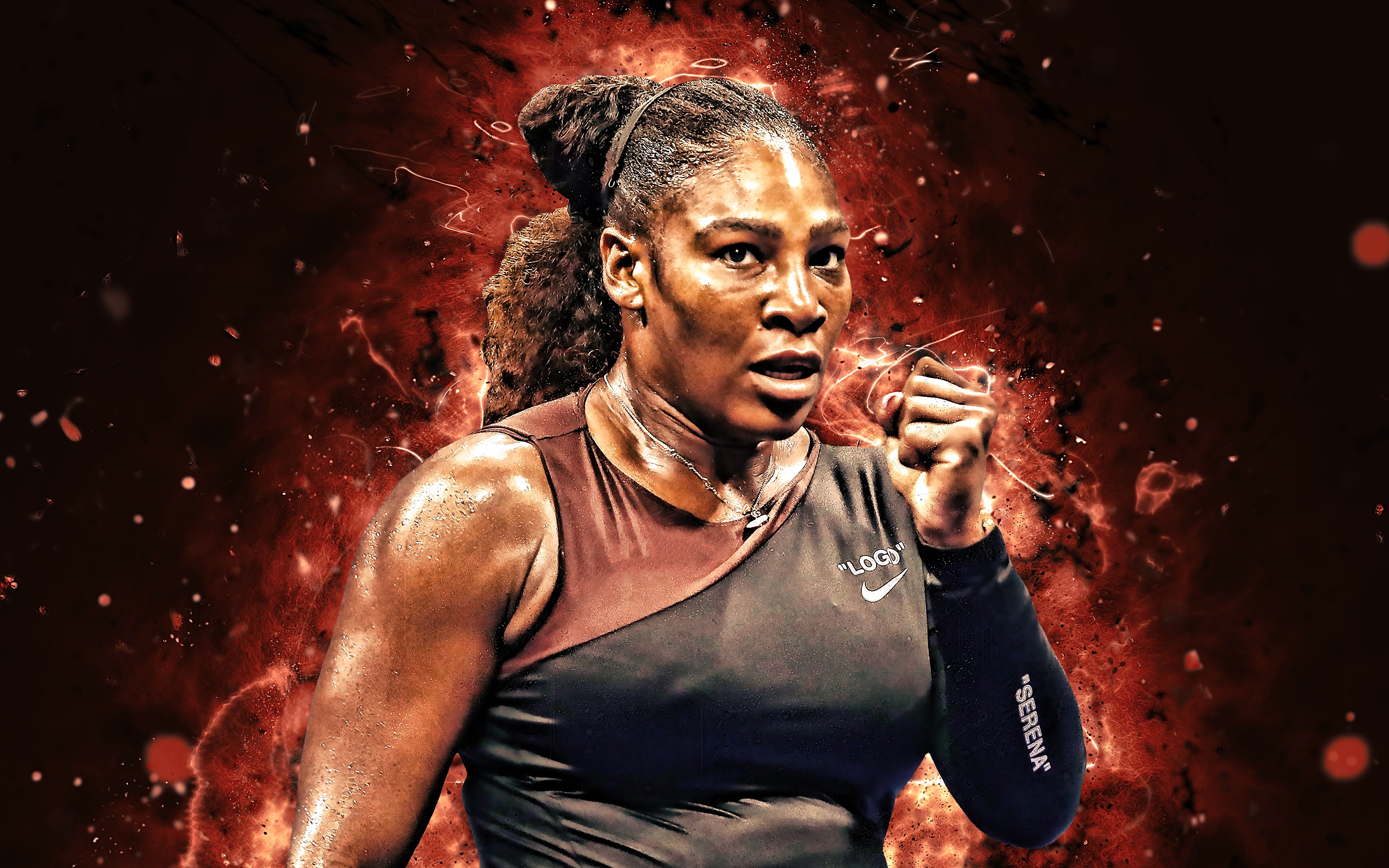 American Serena Williams Tennis 3840x2400