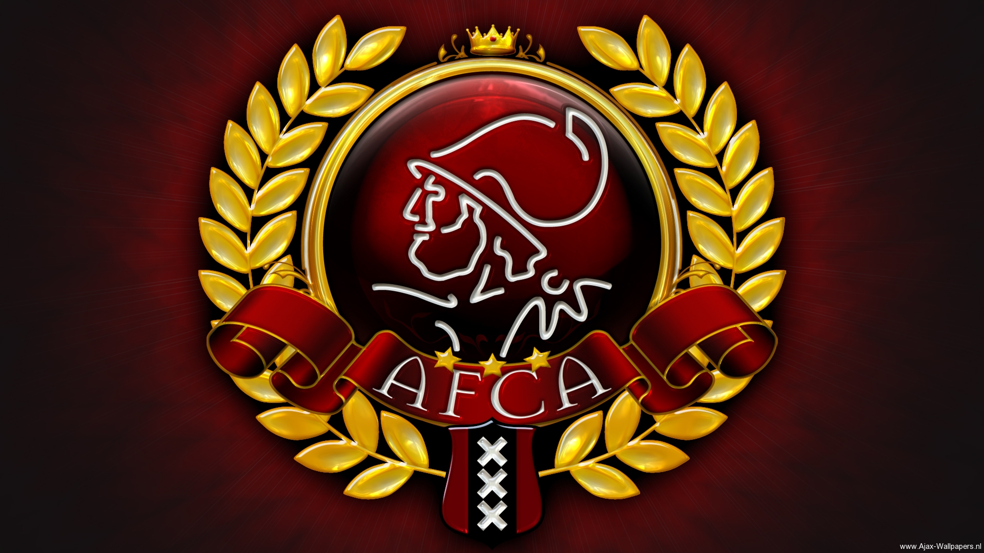 Afc Ajax Emblem Logo Soccer 1920x1080