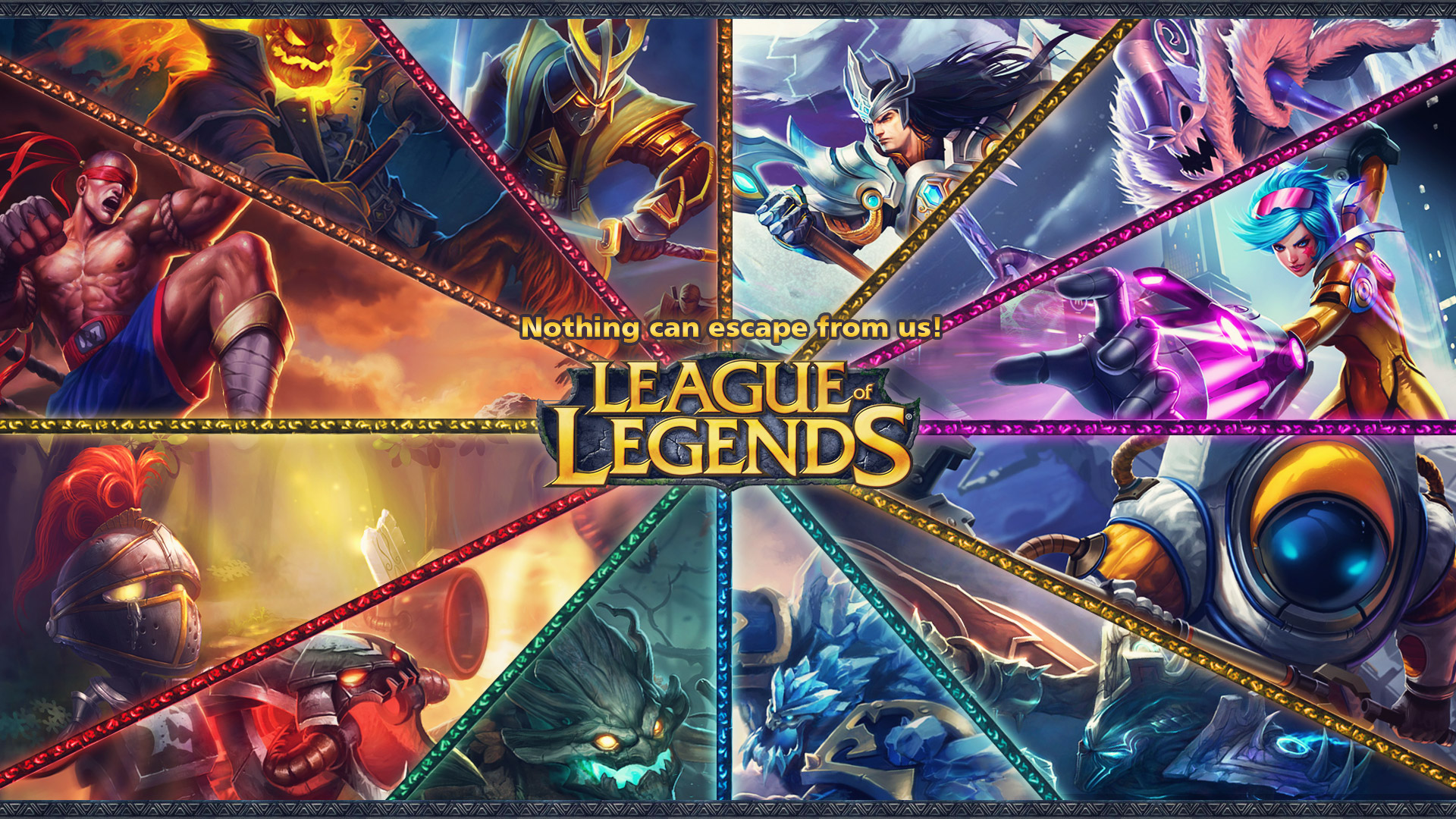 Amumu League Of Legends Cho 039 Gath League Of Legends Fiddlesticks League Of Legends Hecarim League 1920x1080