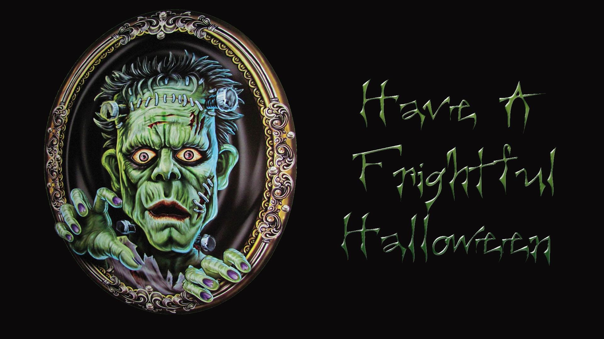 Frankenstein Halloween Holiday Monster 1920x1080