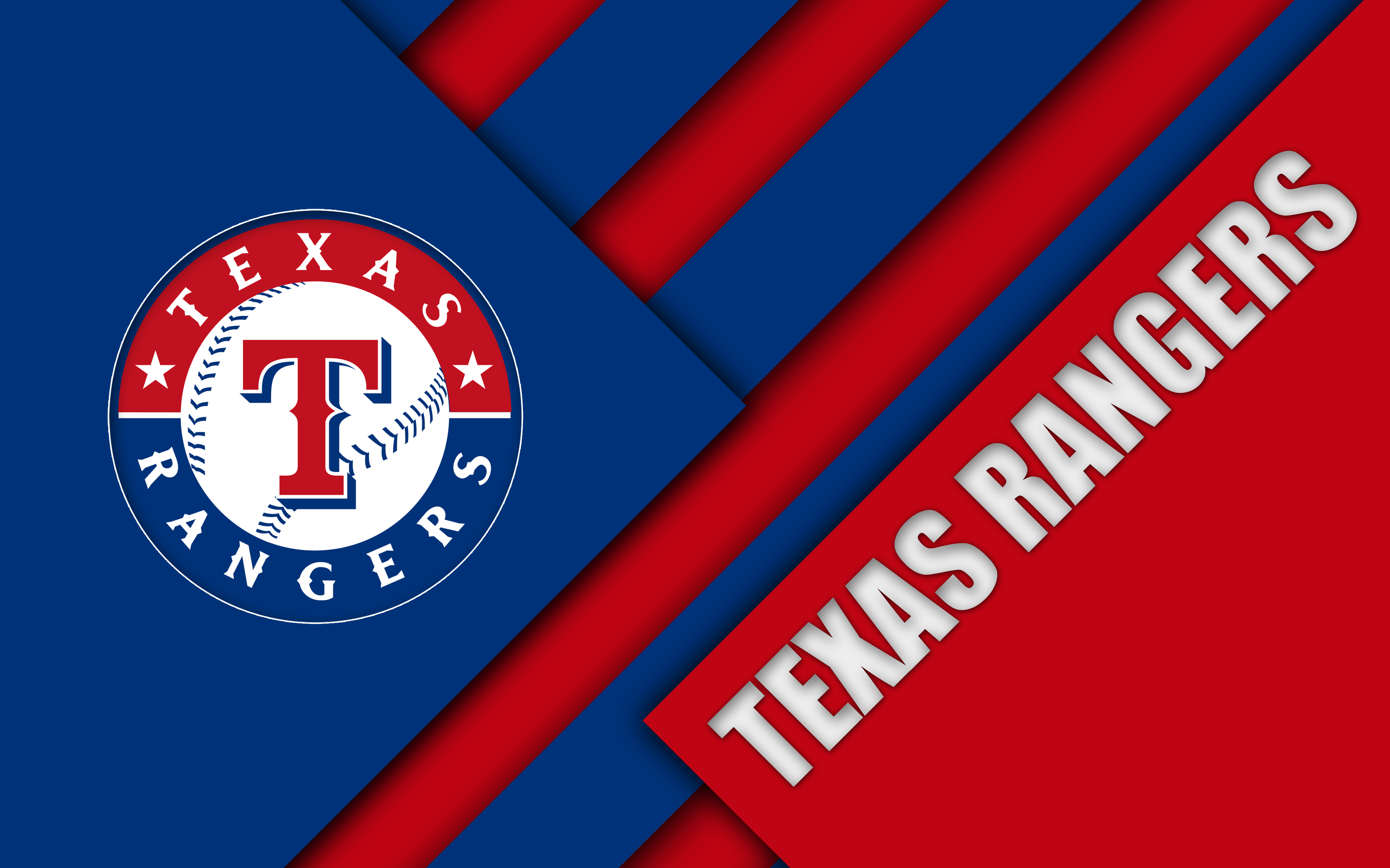 Baseball Logo Mlb Texas Rangers 3840x2400