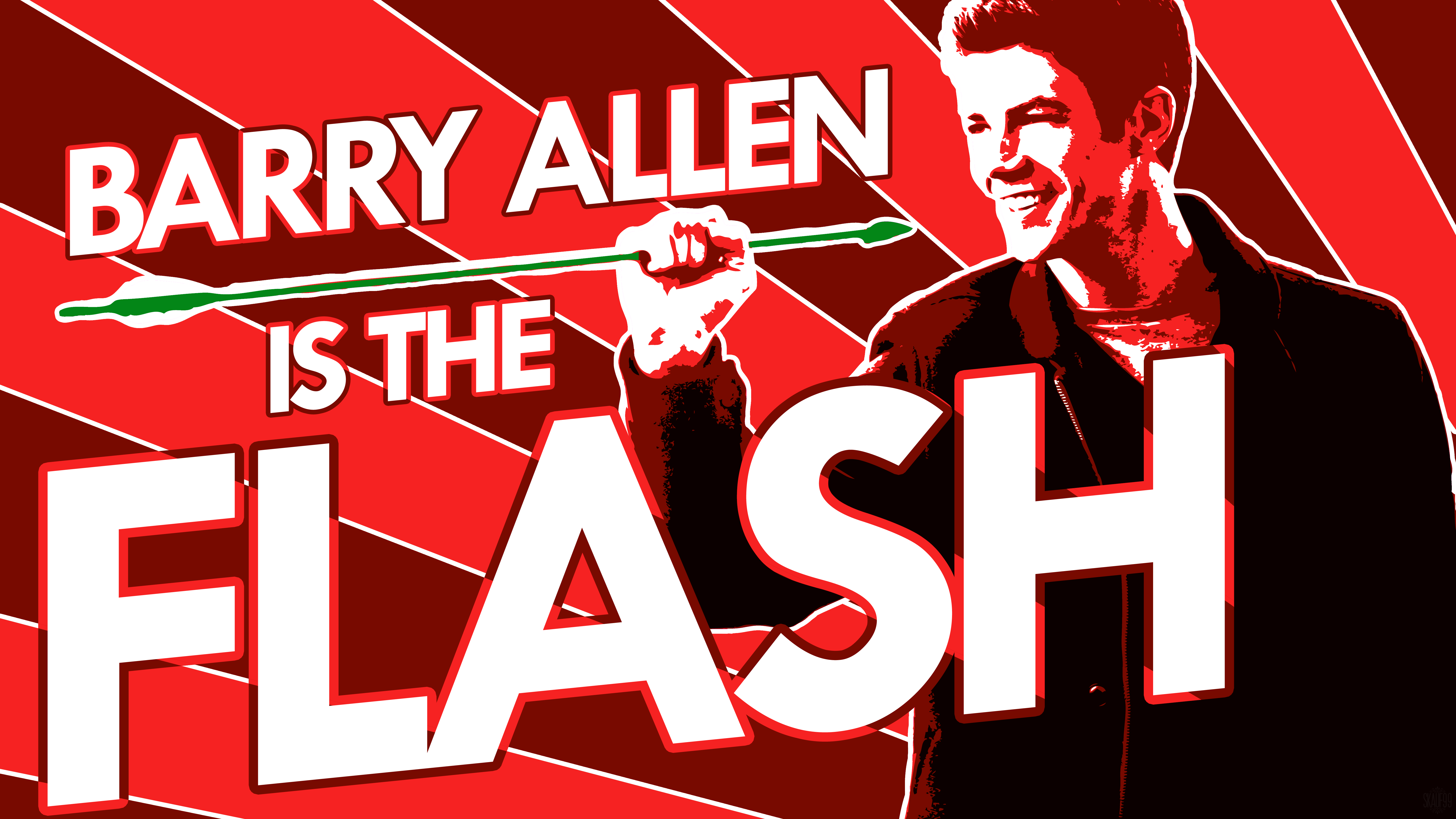 Barry Allen Flash Grant Gustin Red The Flash 2014 6249x3515