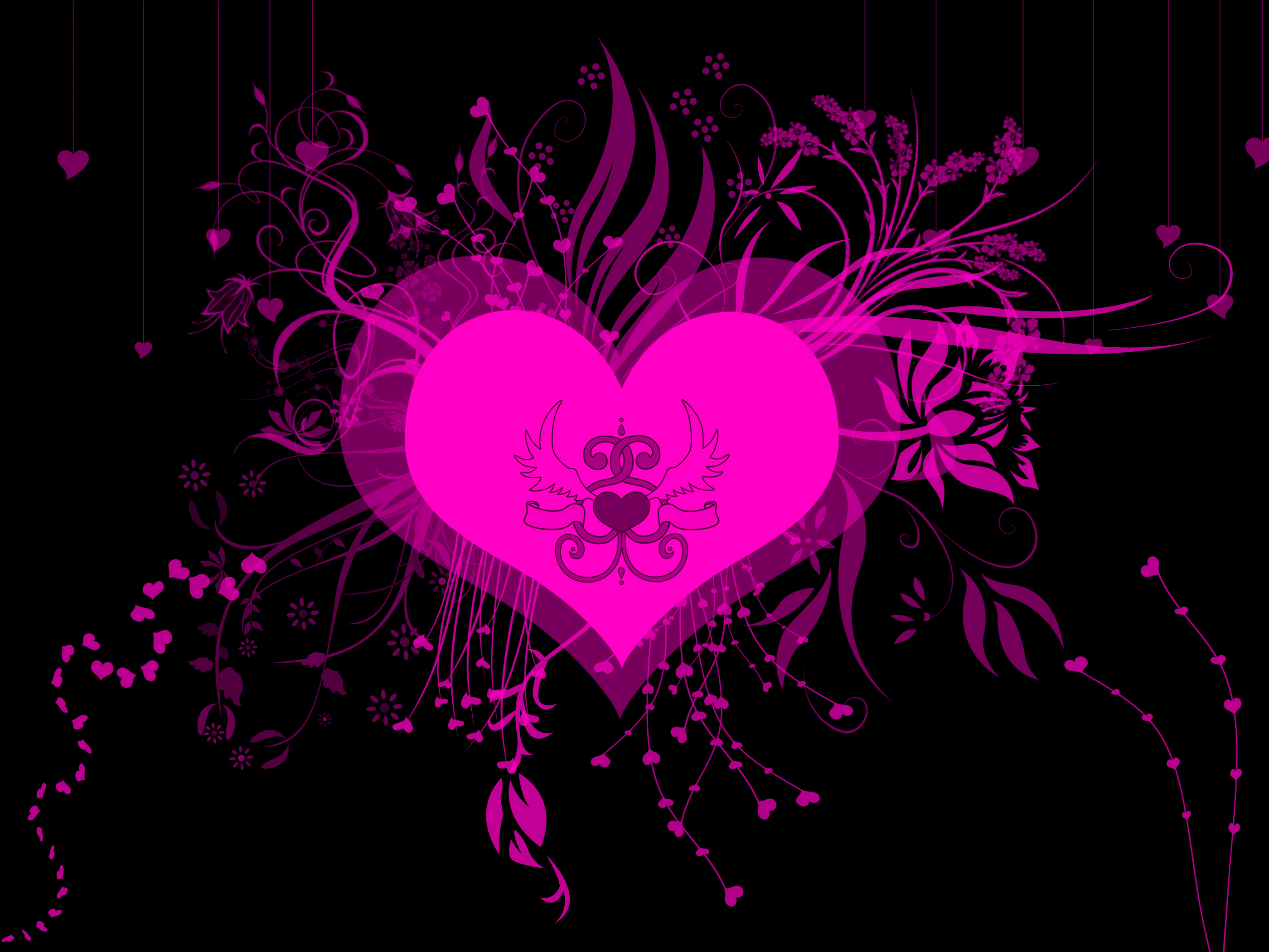Artistic Design Heart Pink 2800x2100