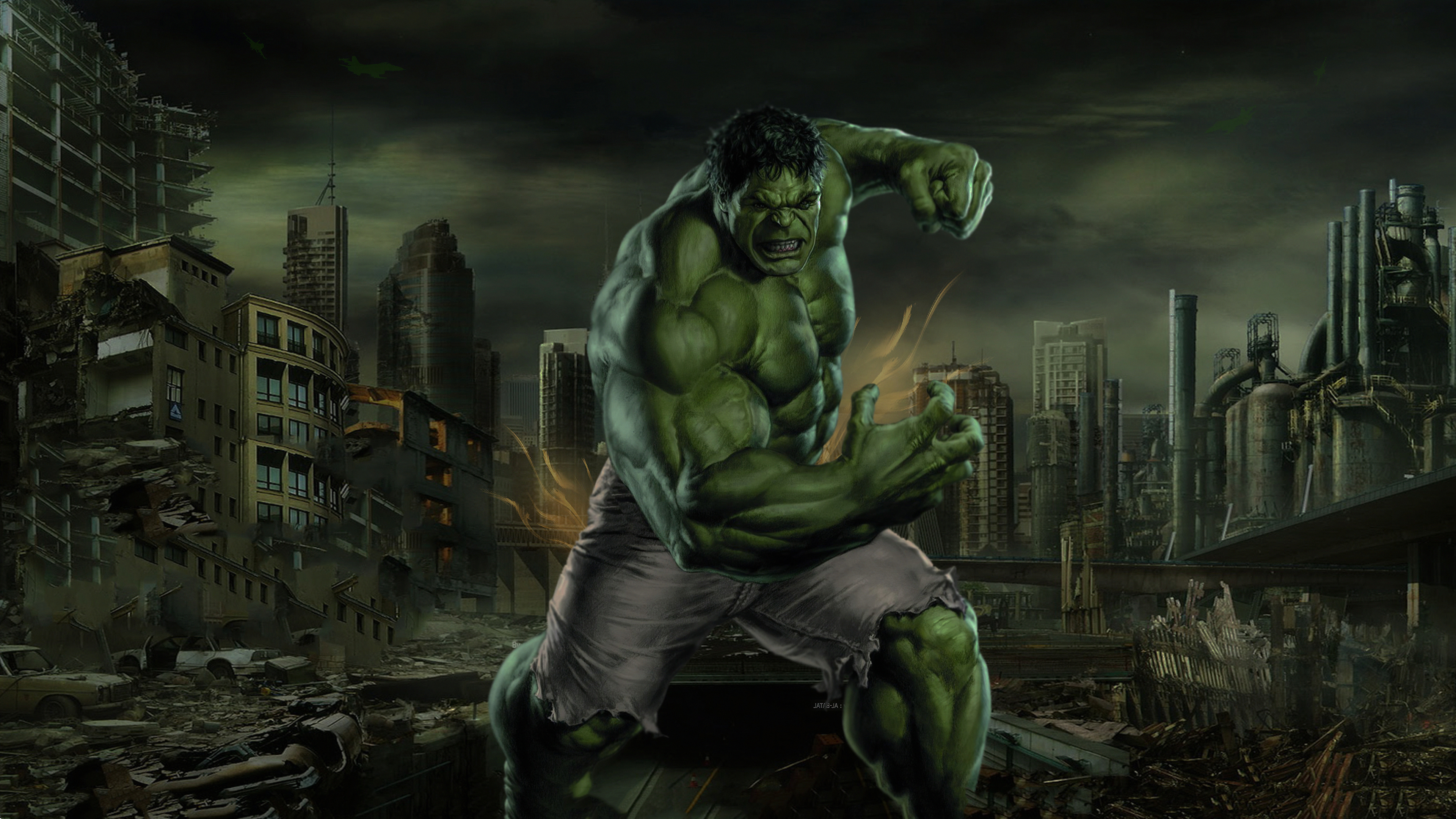 Hulk Marvel Comics 3840x2160