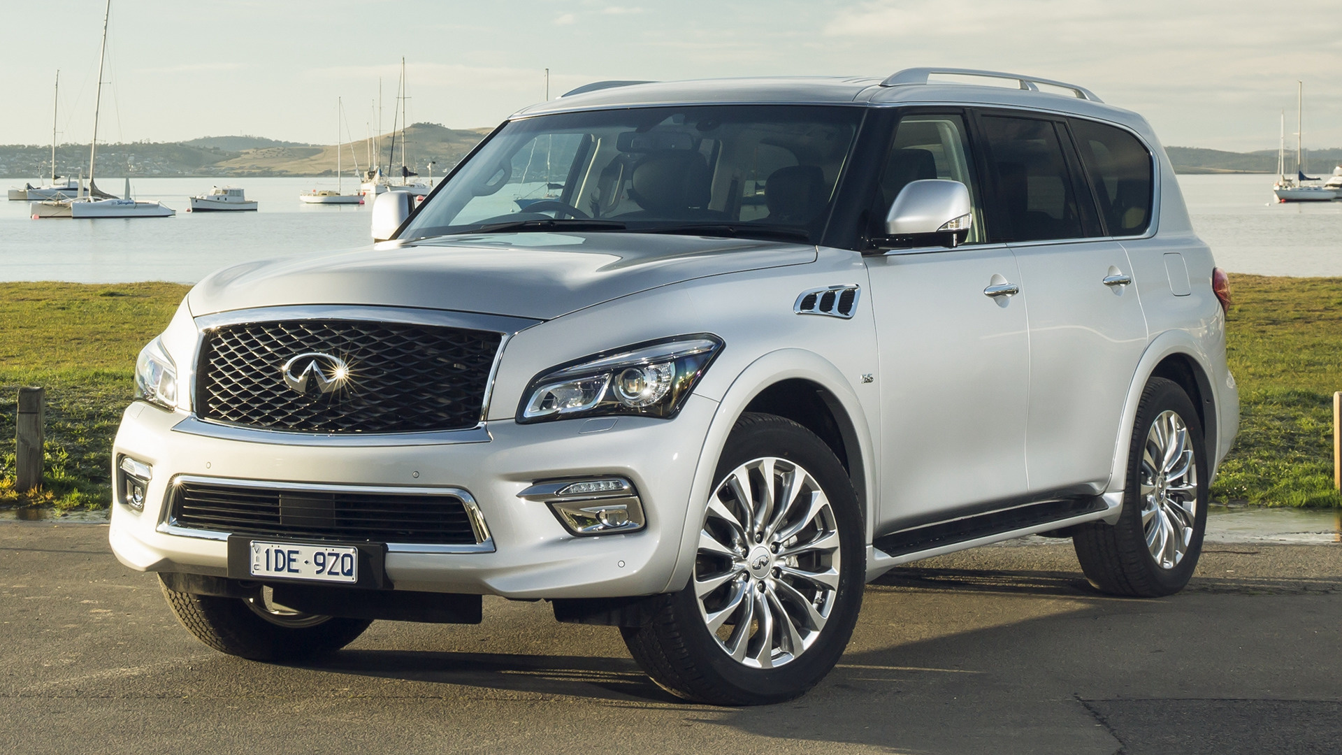 Car Infiniti Qx80 Luxury Car Suv Silver Car 1920x1080