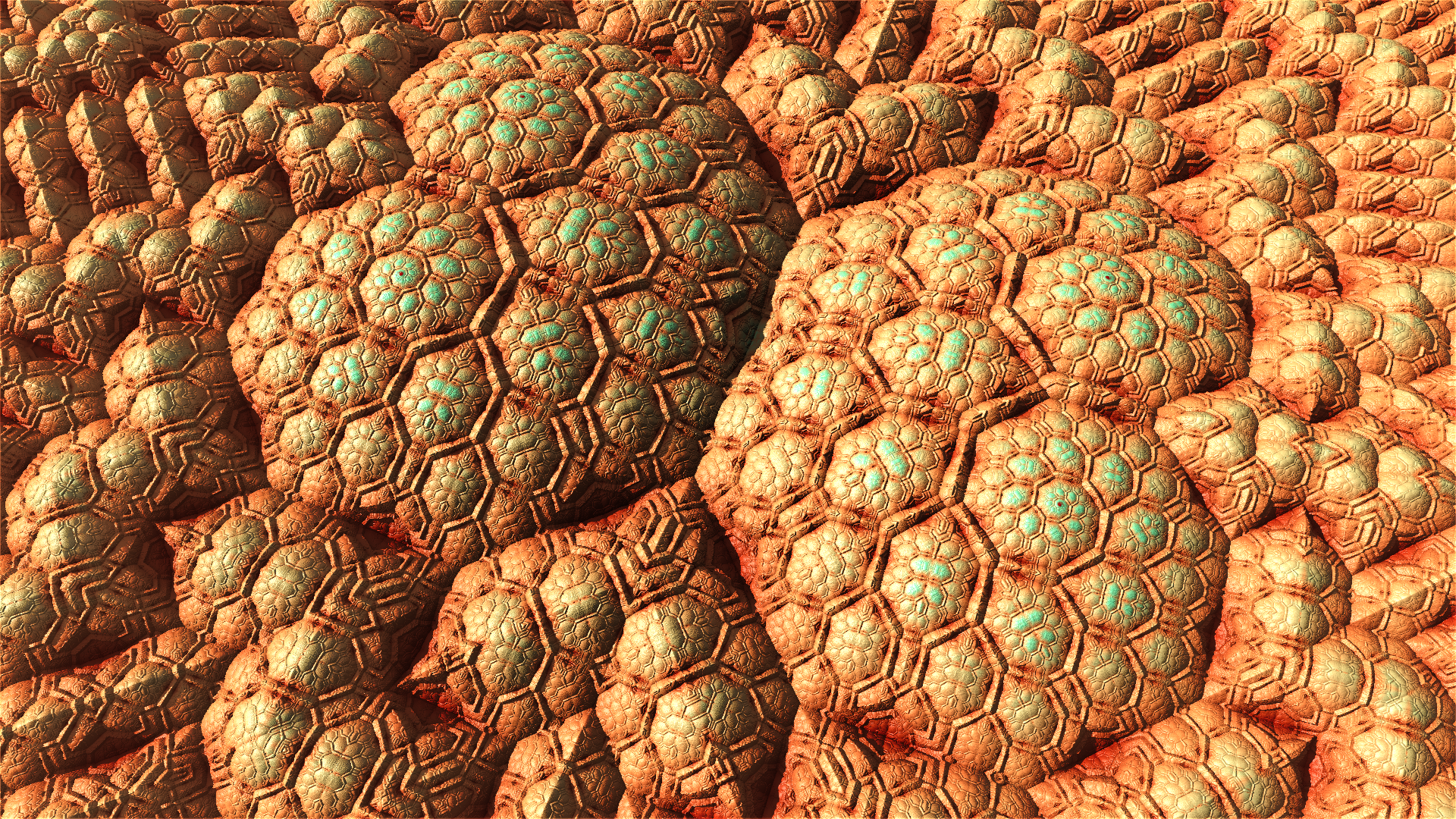 3d Abstract Artistic Digital Art Fractal Hexagon Mandelbulber 3d Shapes 1920x1080