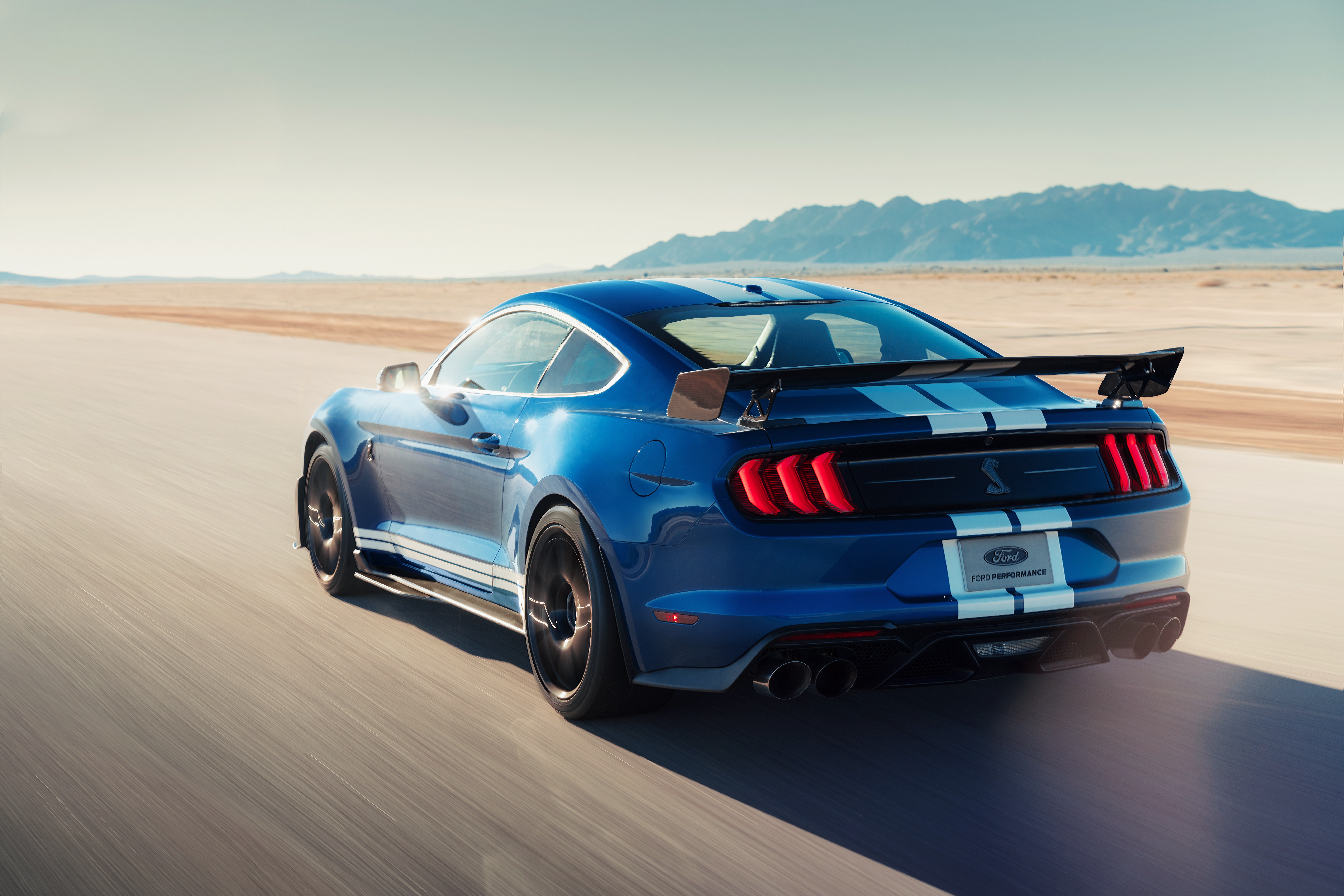 Blue Car Car Ford Ford Mustang Ford Mustang Shelby Ford Mustang Shelby Gt500 Muscle Car 9126x6086