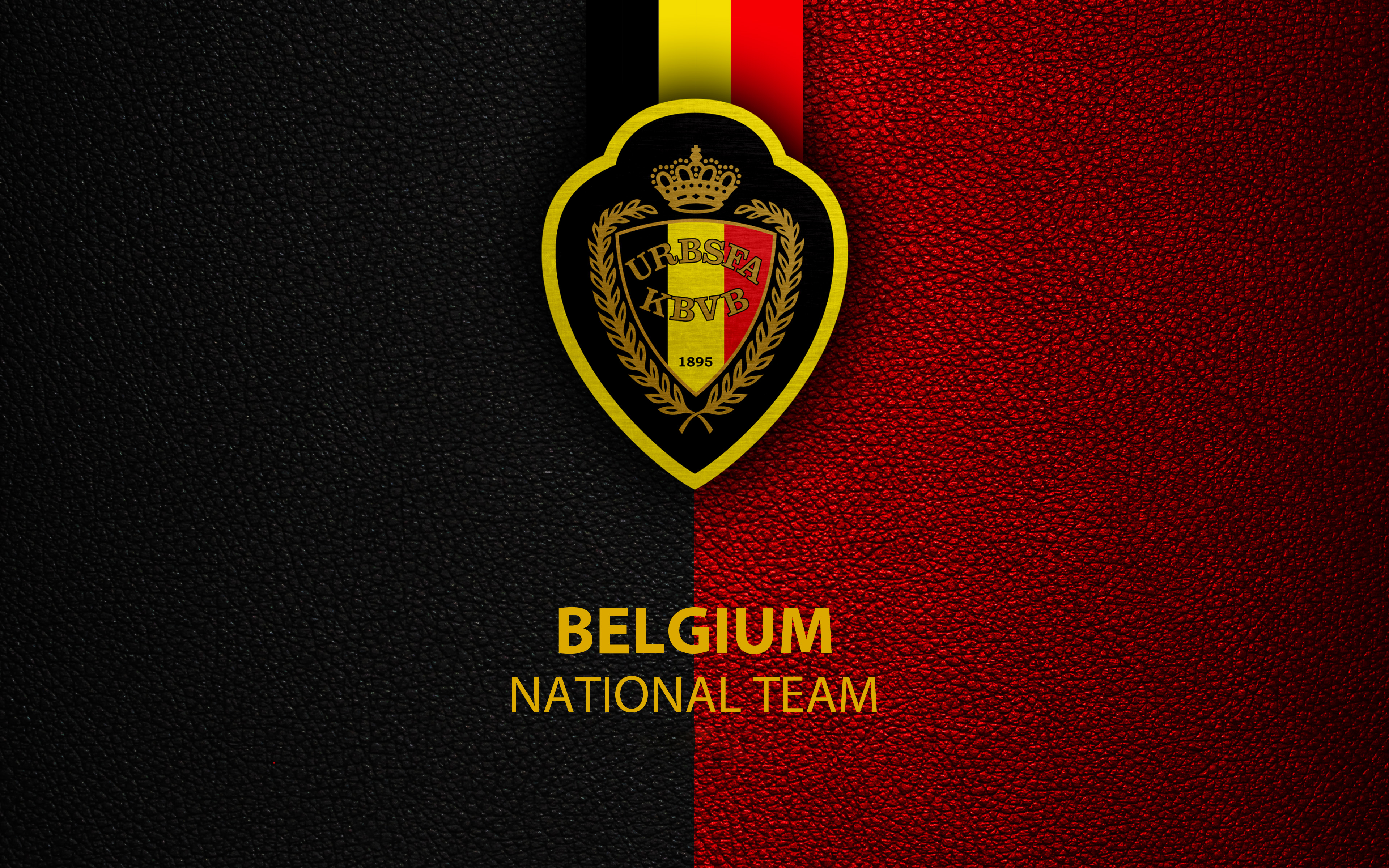 Belgium Emblem Logo Soccer 3840x2400