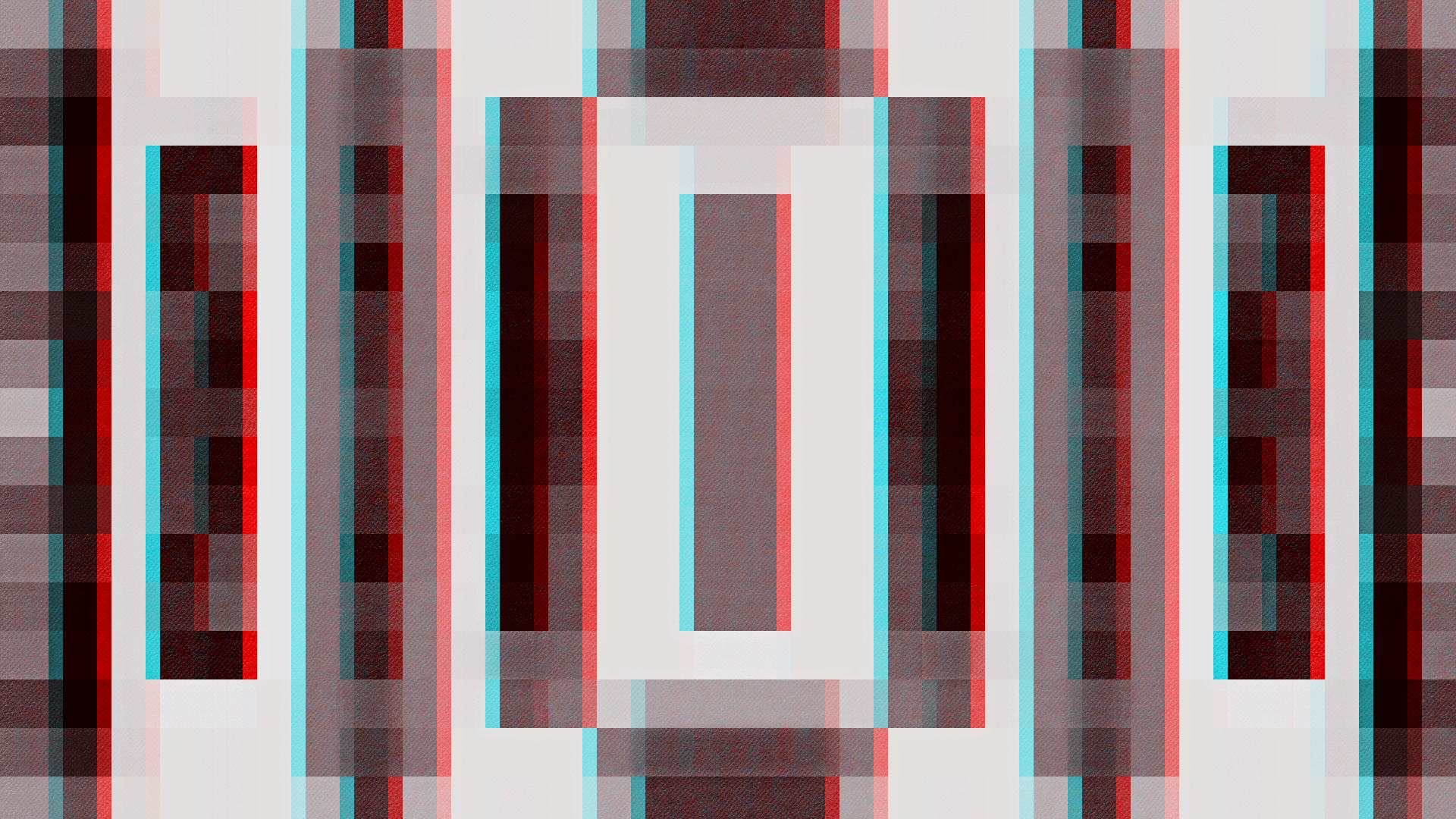Brown Digital Art Geometry Glitch Art Rectangle Red Square 1920x1080