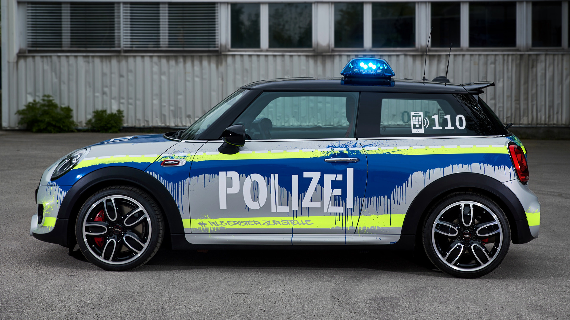 Car Crossover Car Mini John Cooper Works Police Car Suv Subcompact Car 1920x1080