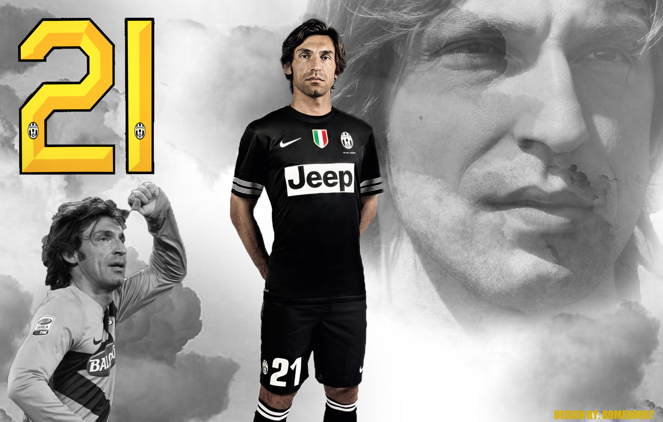 Andrea Pirlo Italian Juventus F C Soccer 2161x1375