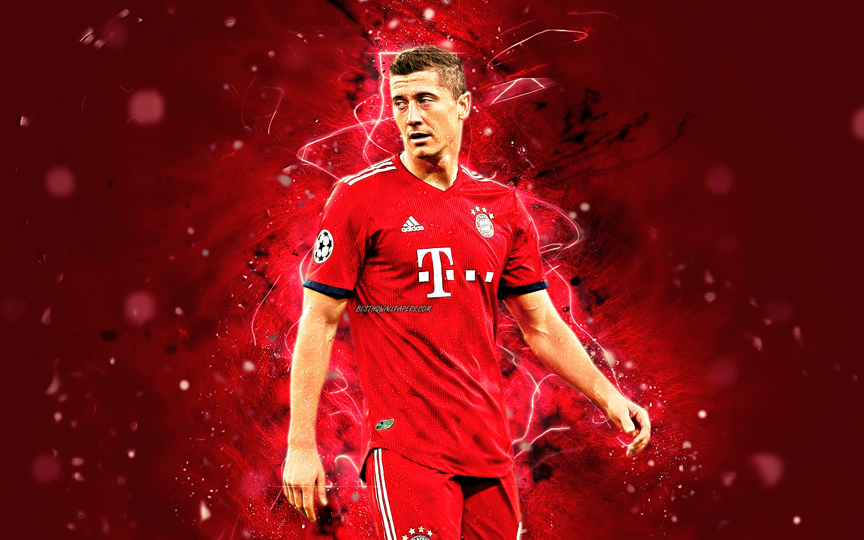 Fc Bayern Munich Polish Robert Lewandowski Soccer 2880x1800