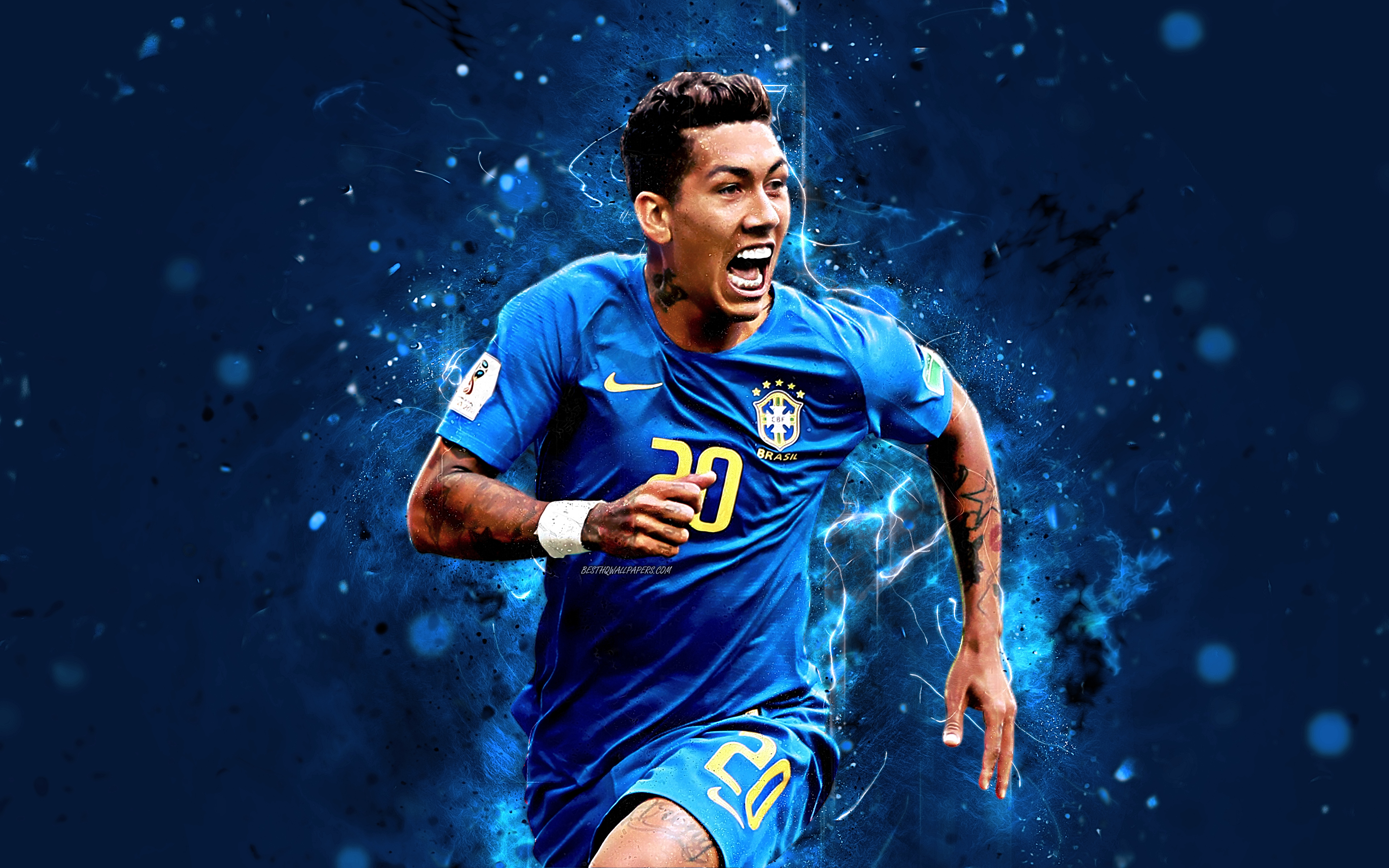 Brazilian Footballer Roberto Firmino Soccer 3840x2400