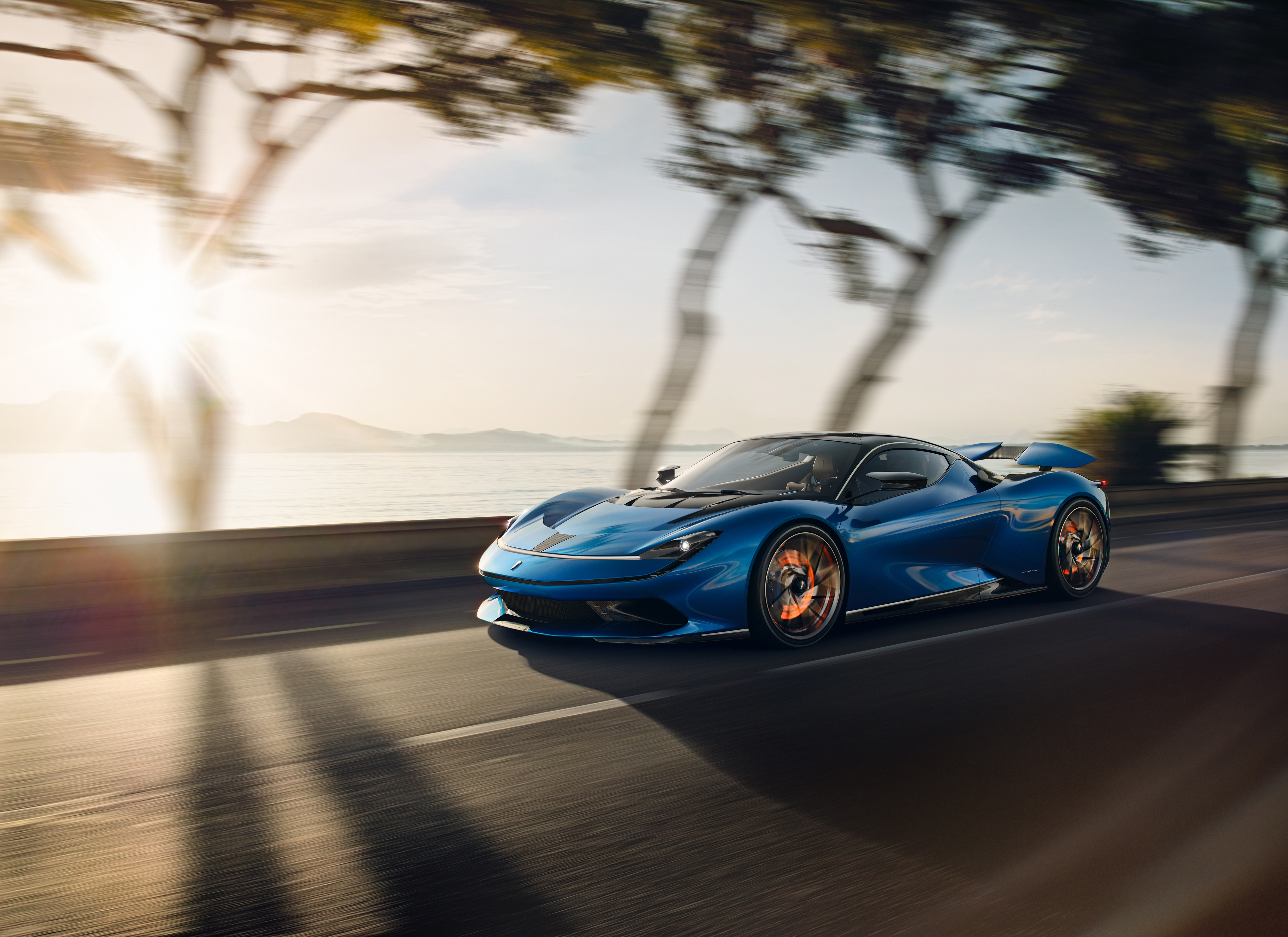 Blue Car Car Electric Car Pininfarina Pininfarina Battista Sport Car Supercar Vehicle 6000x4365