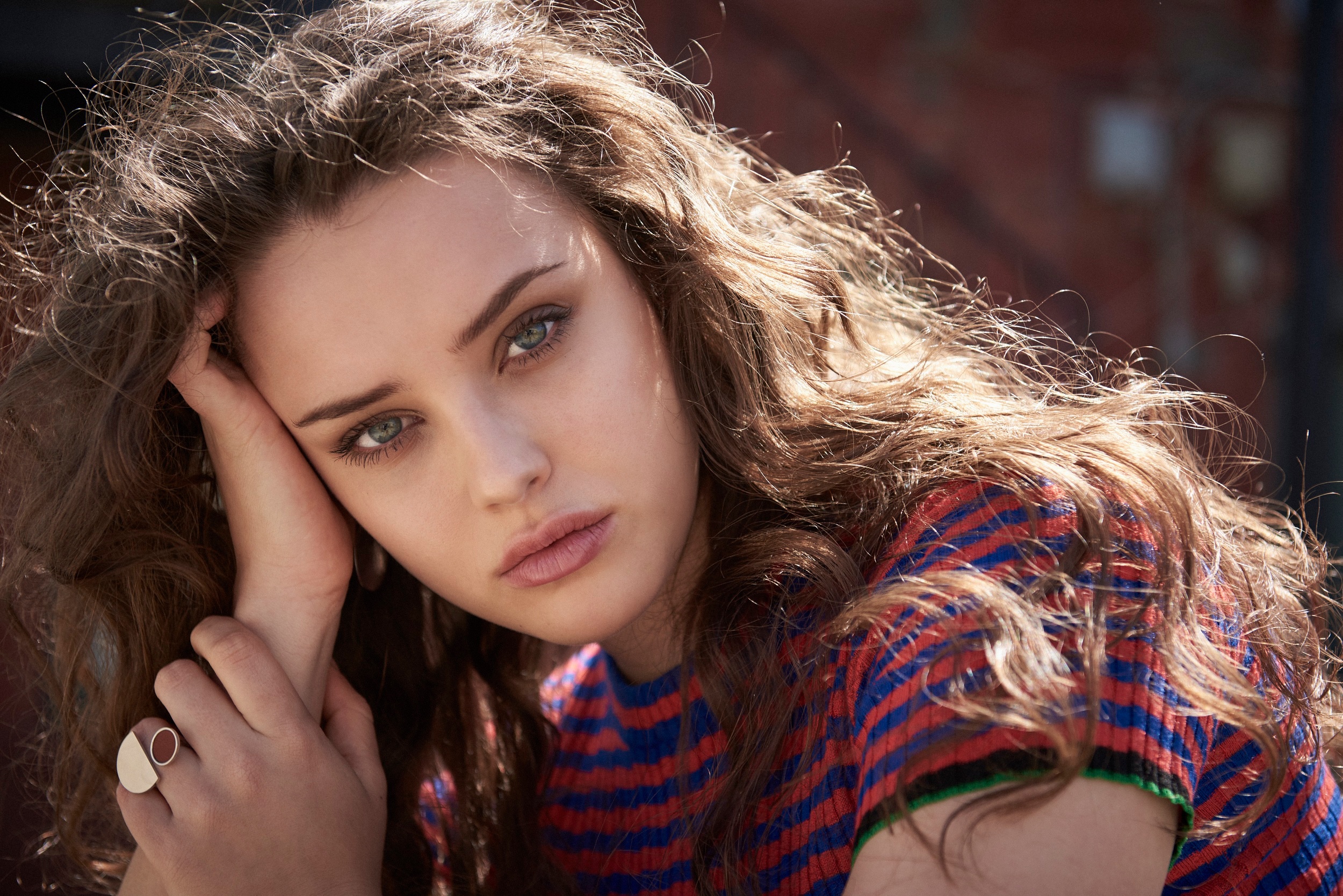 Actress Australian Blue Eyes Brunette Face Katherine Langford 2500x1668